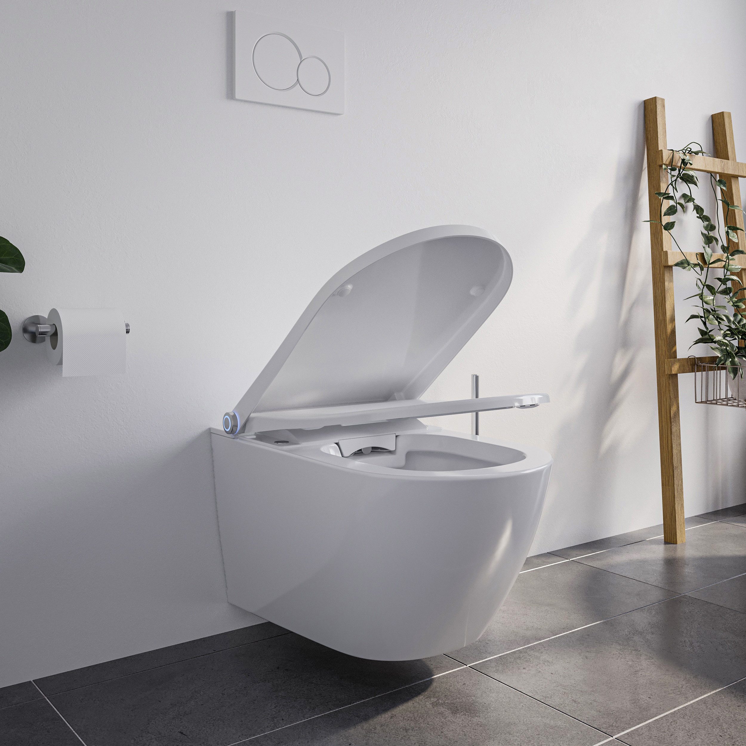 Dusch WC Spülrandlos Weiß Matt I Taharet WC Mit I Produktbild-Vorschau 7