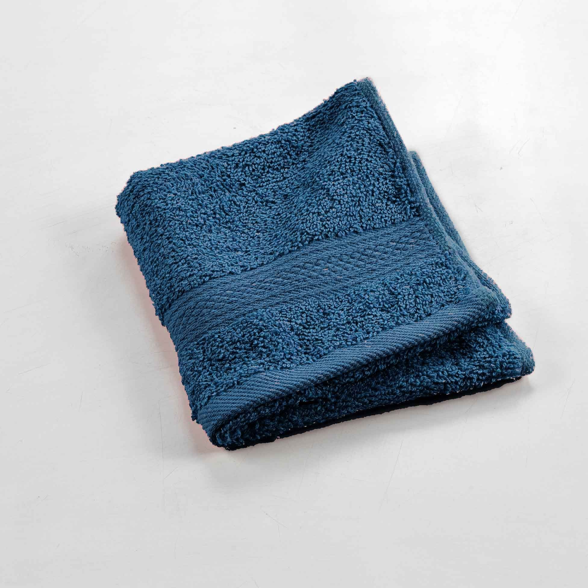 50x90cm, 100% dynamic24 Handtücher Baumwolle Handtuch Blau Frottee Handtuch Handtuch Gästehandtuch 50x90cm