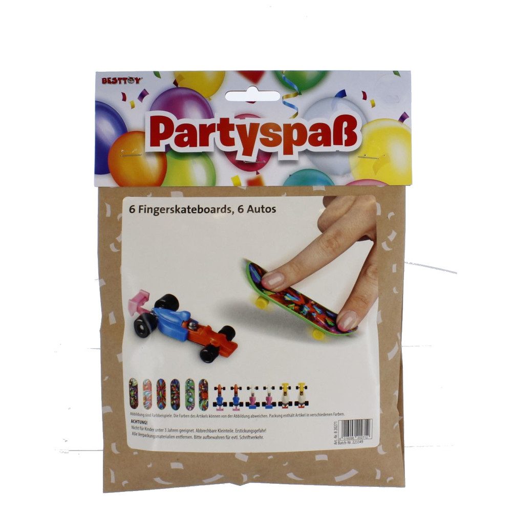 Besttoy Aufblasbares Partyzubehör Besttoy Partyspaß - Party-Spaß-Set - Rennauto
