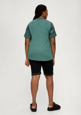 TRIANGLE Kurzarmshirt T-Shirt aus Modalmix mit Frontprint