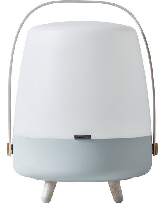 kooduu LED Tischleuchte Lite-up Play S Dimmfunktion Bluetooth-Lautsprecher Smart Home USB-Anschluss mit Ladefunktion getrennt schaltbar LED fest integriert Warmweiß mit Bluetooth Lautsprechern Smart Home fähig stereo