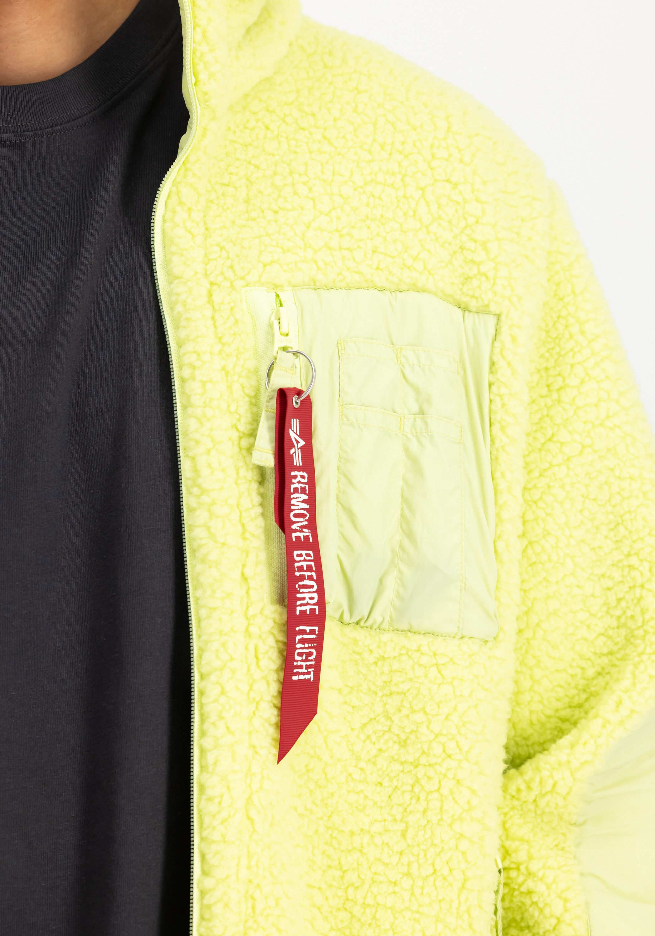 Alpha Industries Funktionsjacke Sherpa Zip-Jacket