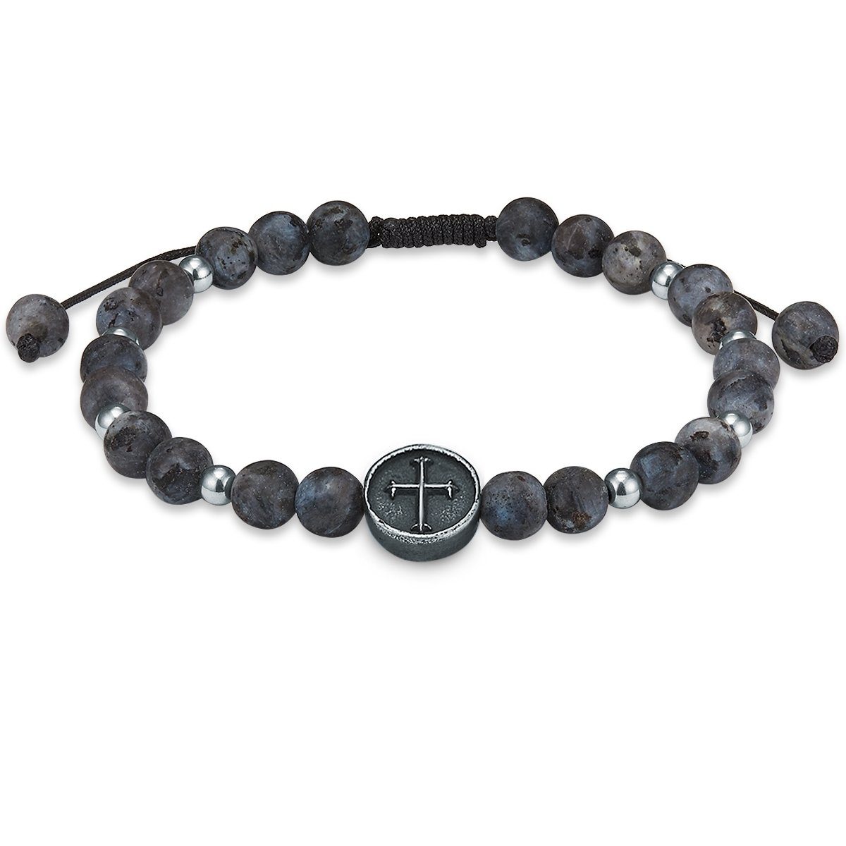 True Rebels Armband Kreuz silber, aus Edelstahl günstig online kaufen
