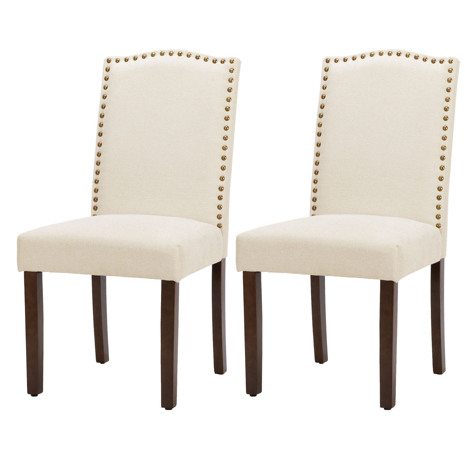 Esszimmerstuhl Stühle Esszimmer küchenstühle Kratzfester Boden Esszimmerstuhl(Beige)