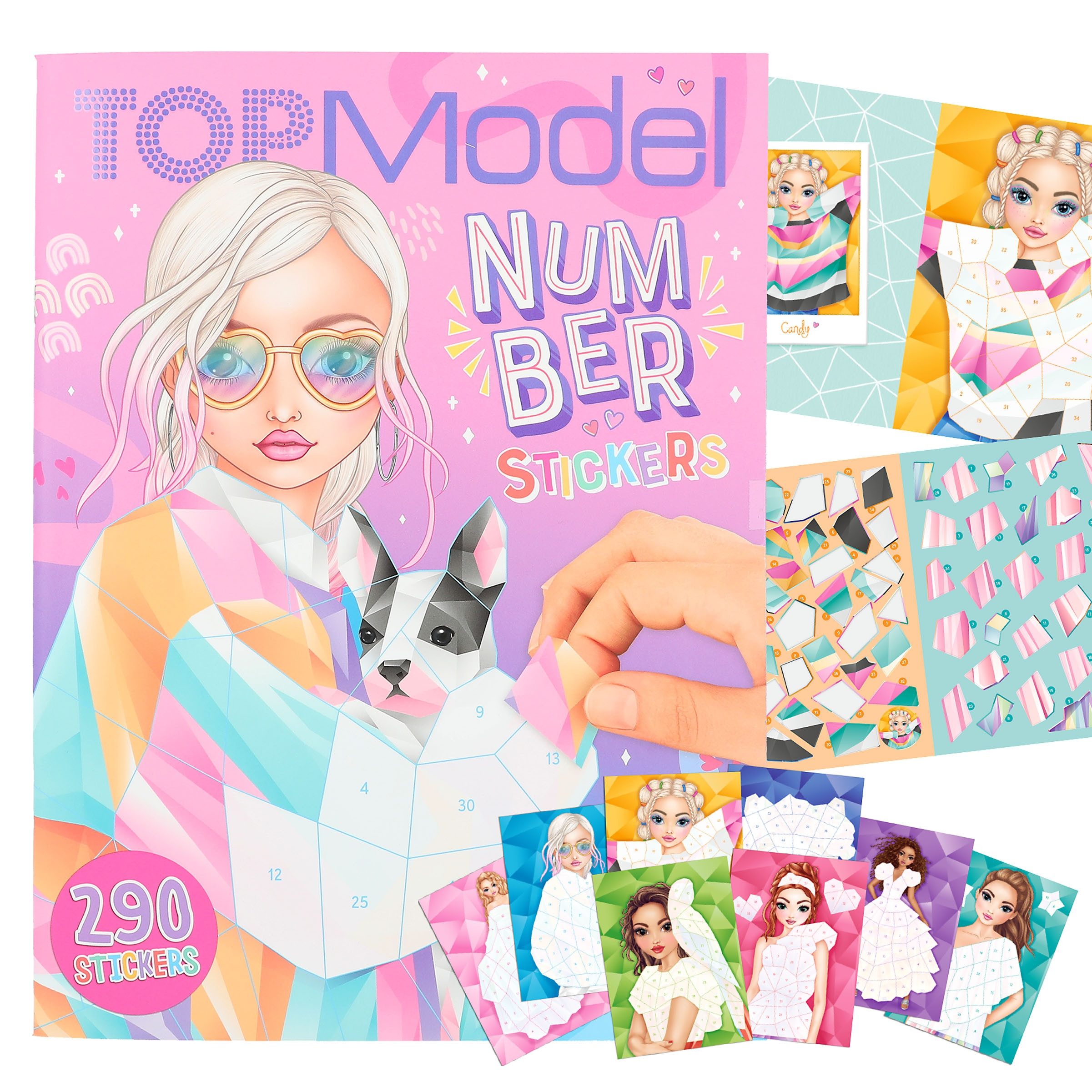 Depesche Stickerbuch DEPESCHE TOPModel Stickerbuch Number