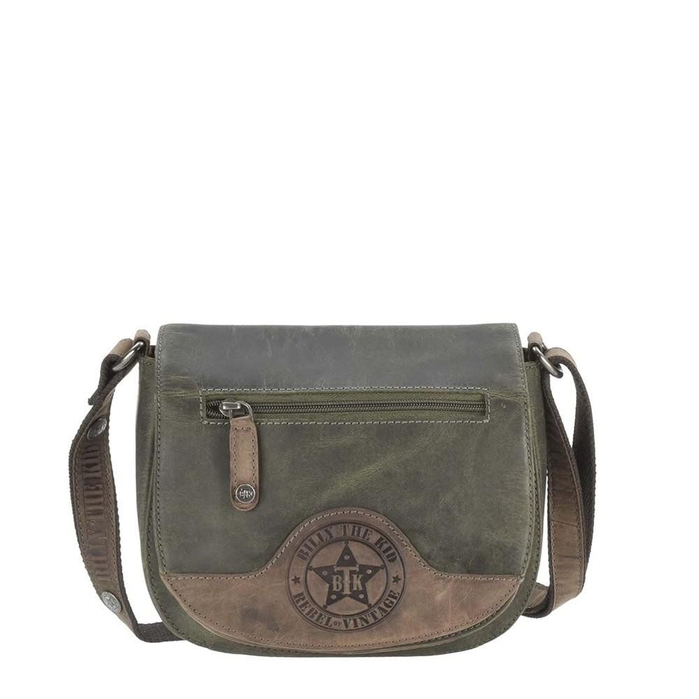 Billy The Kid Umhängetasche Hunter, Jagdtasche, Schultertasche 23cm, rustikales Leder