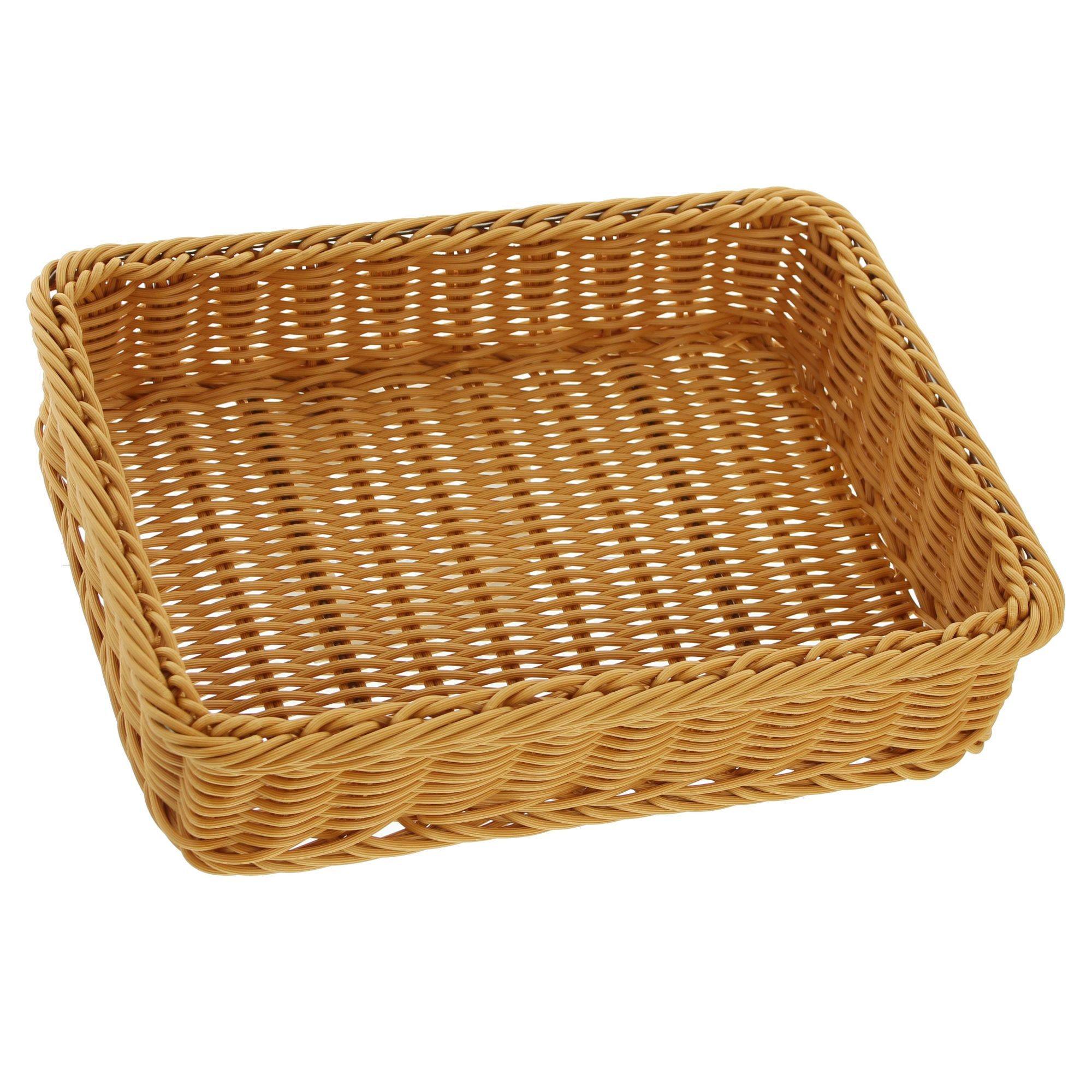 Dekoleidenschaft Regalkorb Auslagekorb aus Polyrattan, Schrankkorb, günstig online kaufen