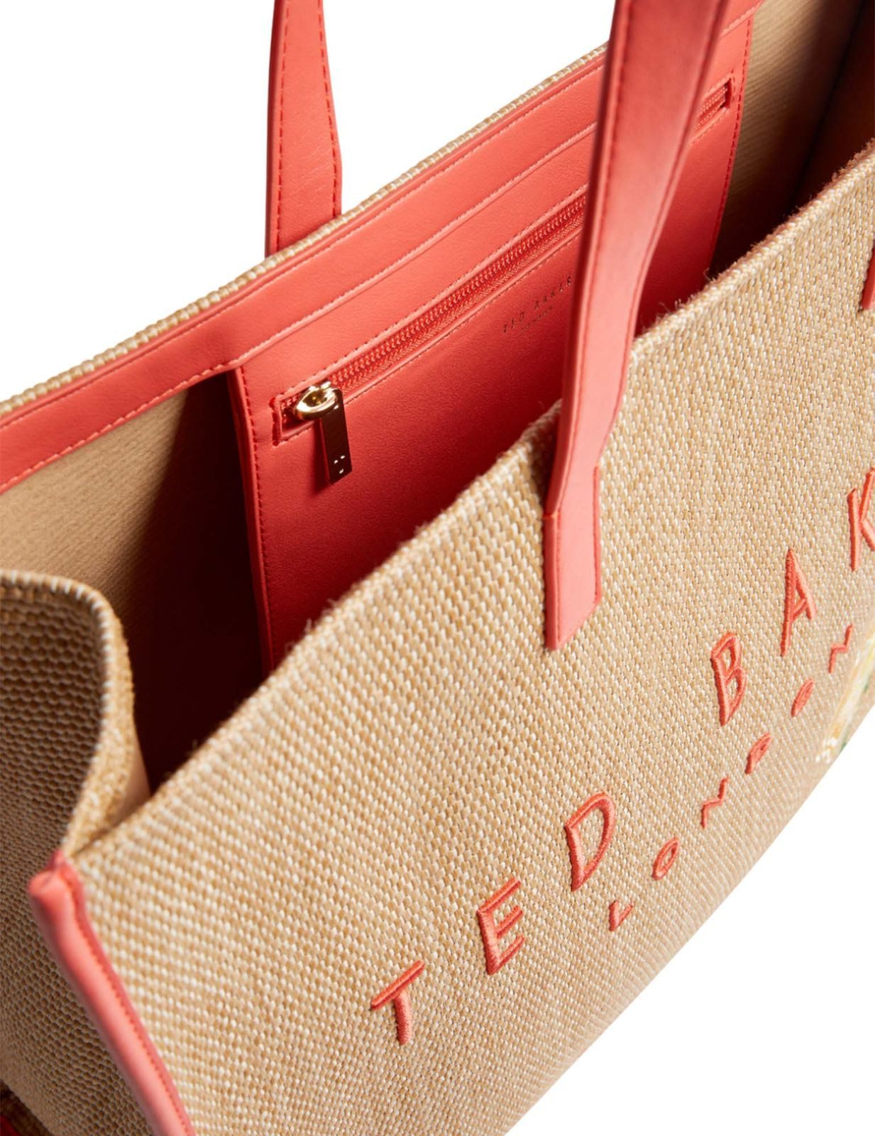 Ted Baker Shopper Floraff Floral Raffia Icon Bag