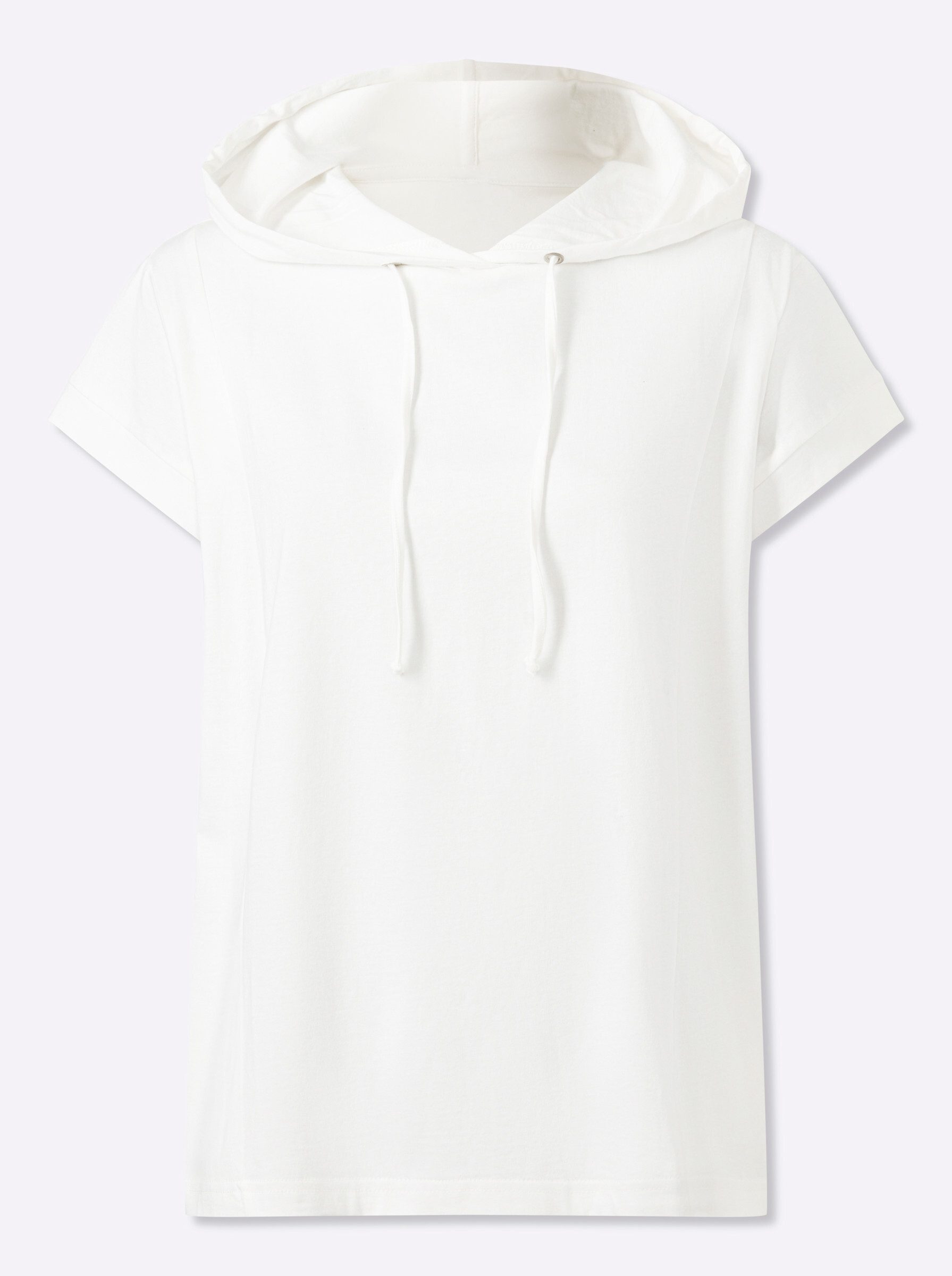 T-Shirt Kapuzen-Shirt Extra kurz