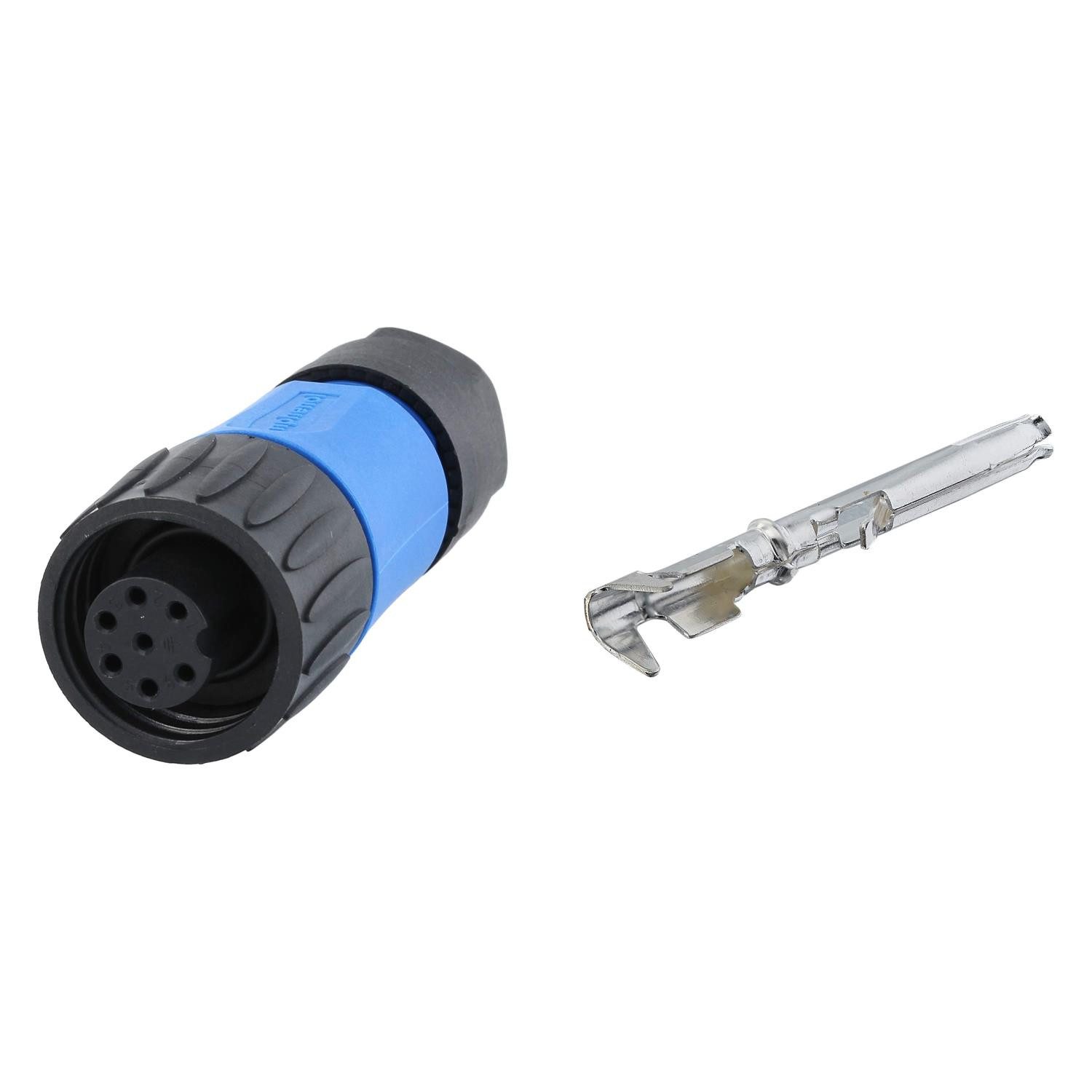 Amphenol Rundstecker Titel:RD24-KSG Kabelsteckverbinder, inkl. Zugentlastung gerade Buchse