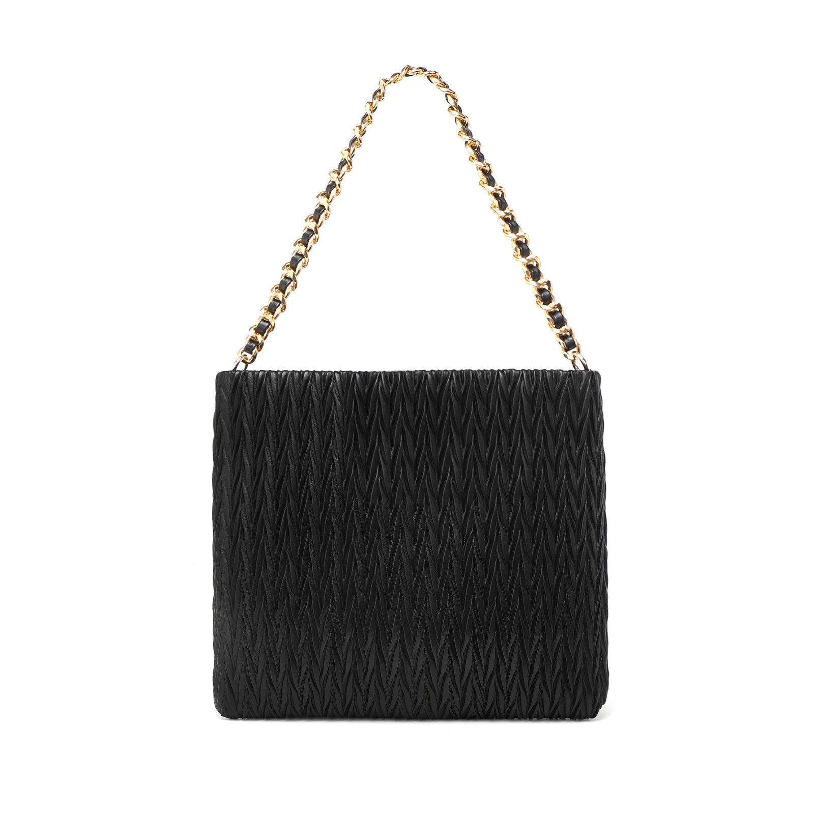 Handtasche Damen aus PU-Leder, Modische Umhängetasche mit Reißverschluss