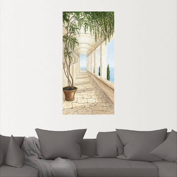 Artland Wandbild »Capri«, Gebäude (1 St), in vielen Größen & Produktarten - Alubild / Outdoorbild für den Außenbereich, Leinwandbild, Poster, Wandaufkleber / Wandtattoo auch für Badezimmer geeignet