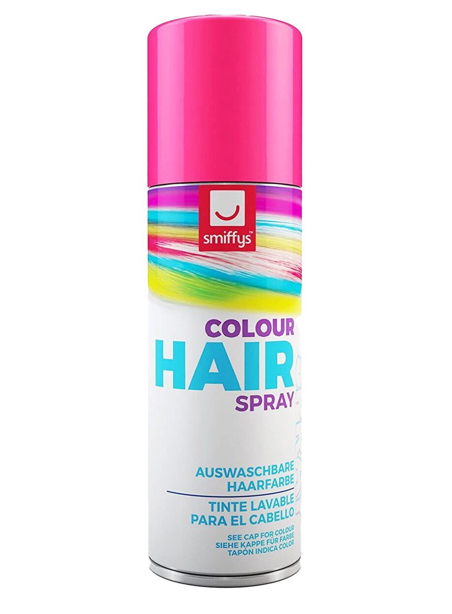 Metamorph Theaterschminke Haarspray pink, Farbe in die Haare sprühen & fertig!