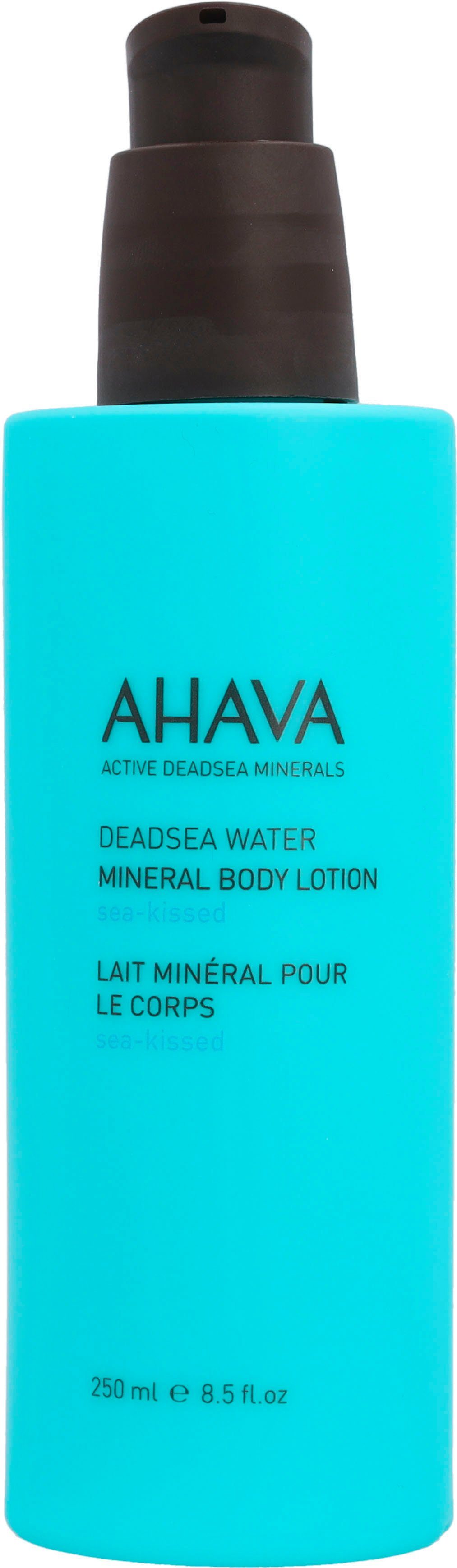 AHAVA Körperlotion Deadsea Water Mineral Body Lotion Sea-Kissed, Erhöht den Feuchtigkeitsgehalt der Haut, schnell einziehend.