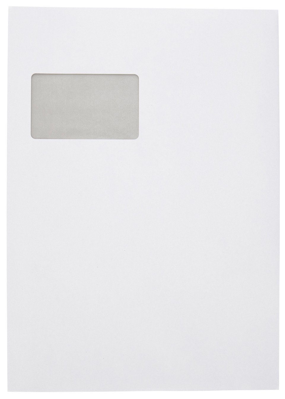 Idena Versandtasche Idena 10251 - Faltentasche haftklebend mit Fenster, DIN C4, 120 g/m²