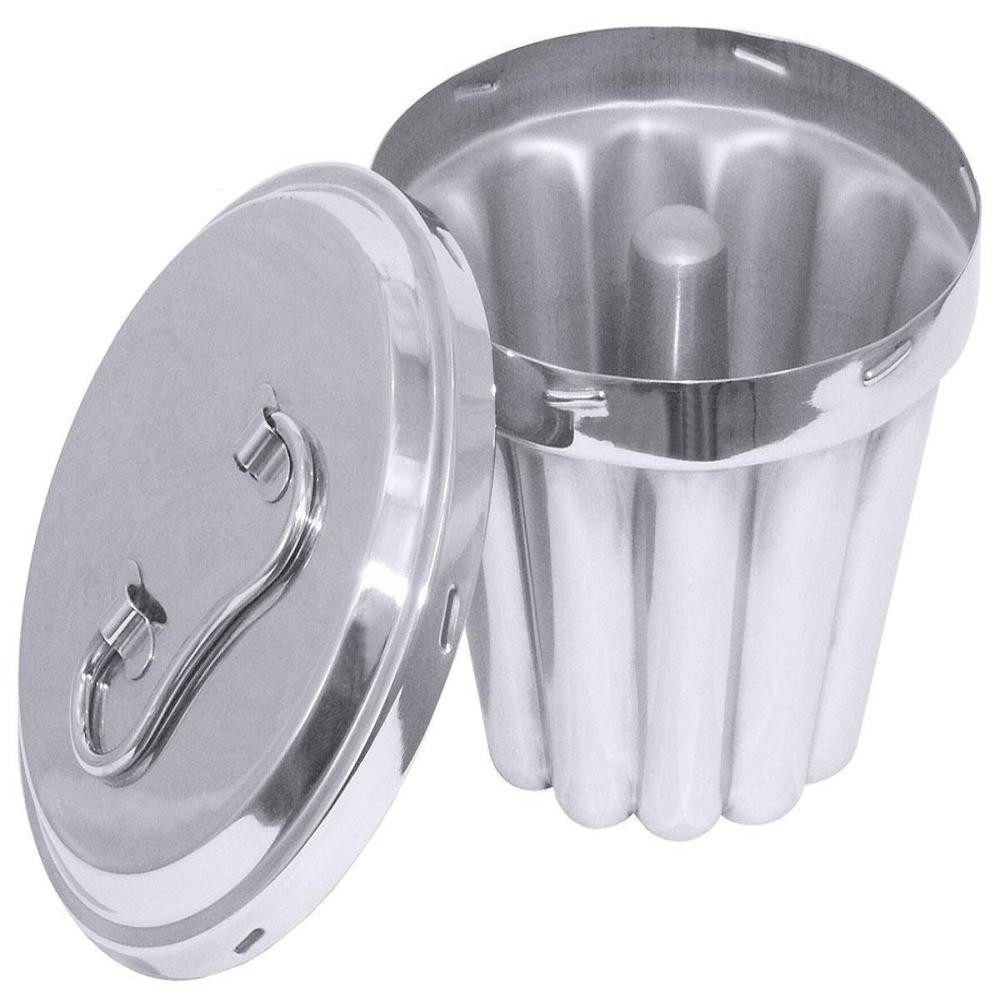 Contacto Backform Contacto Edelstahl Puddingform mit Rohr 18 cm
