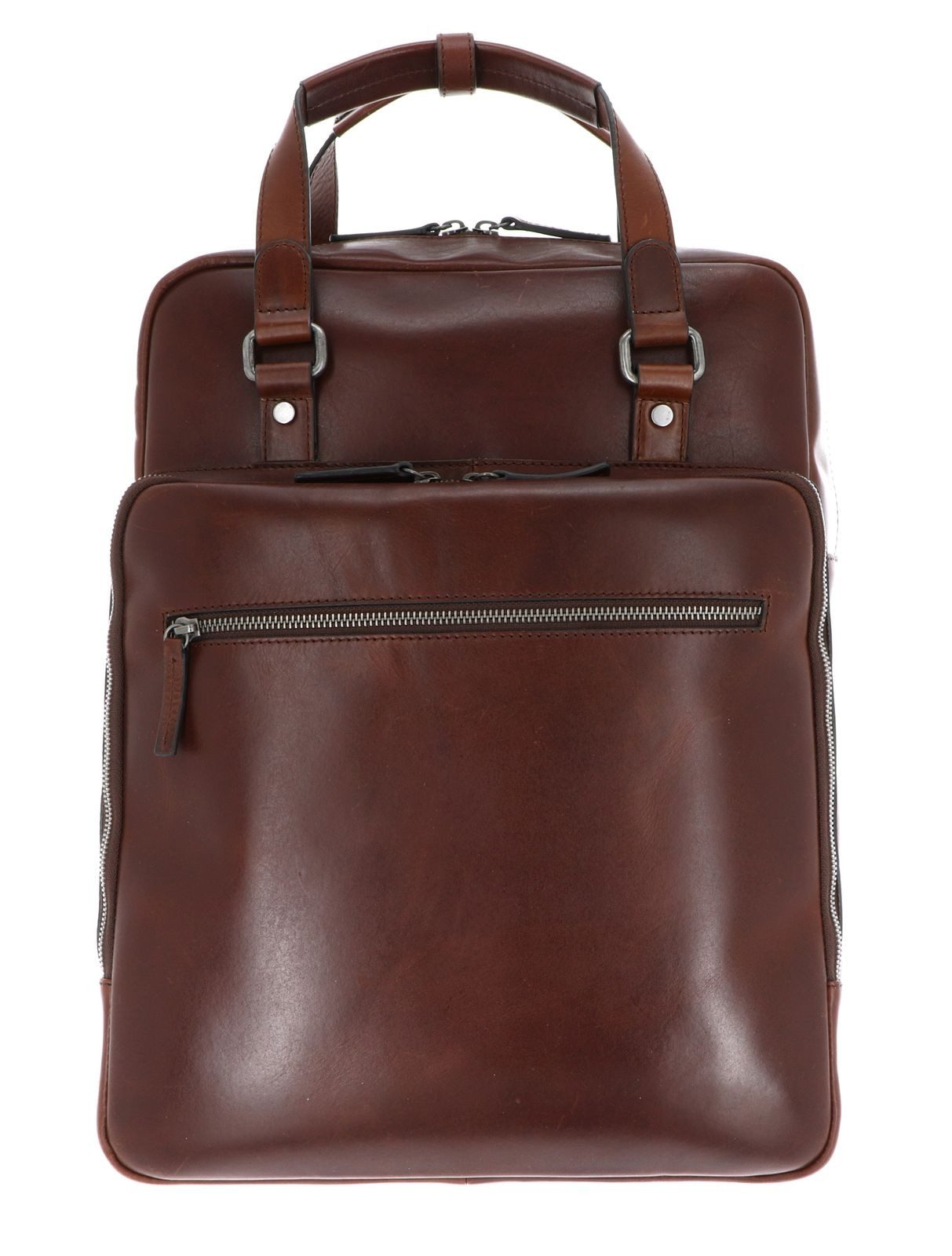 Leonhard Heyden Rucksack Kurzgrifftasche / Rucksack 5384 (Set, 2-tlg), aus echtem Rindsleder