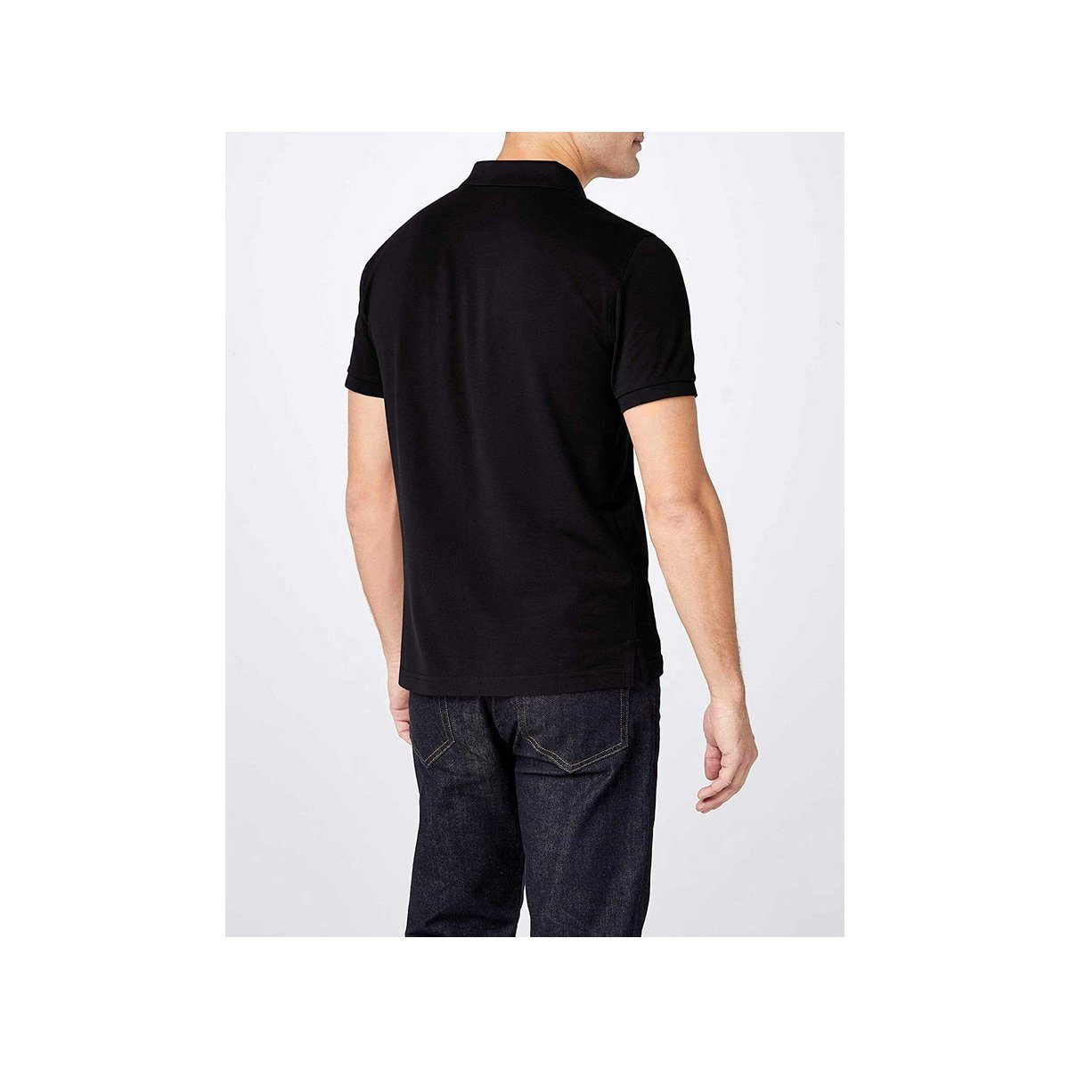 (1-tlg) schwarz Rundhalsshirt Gant regular