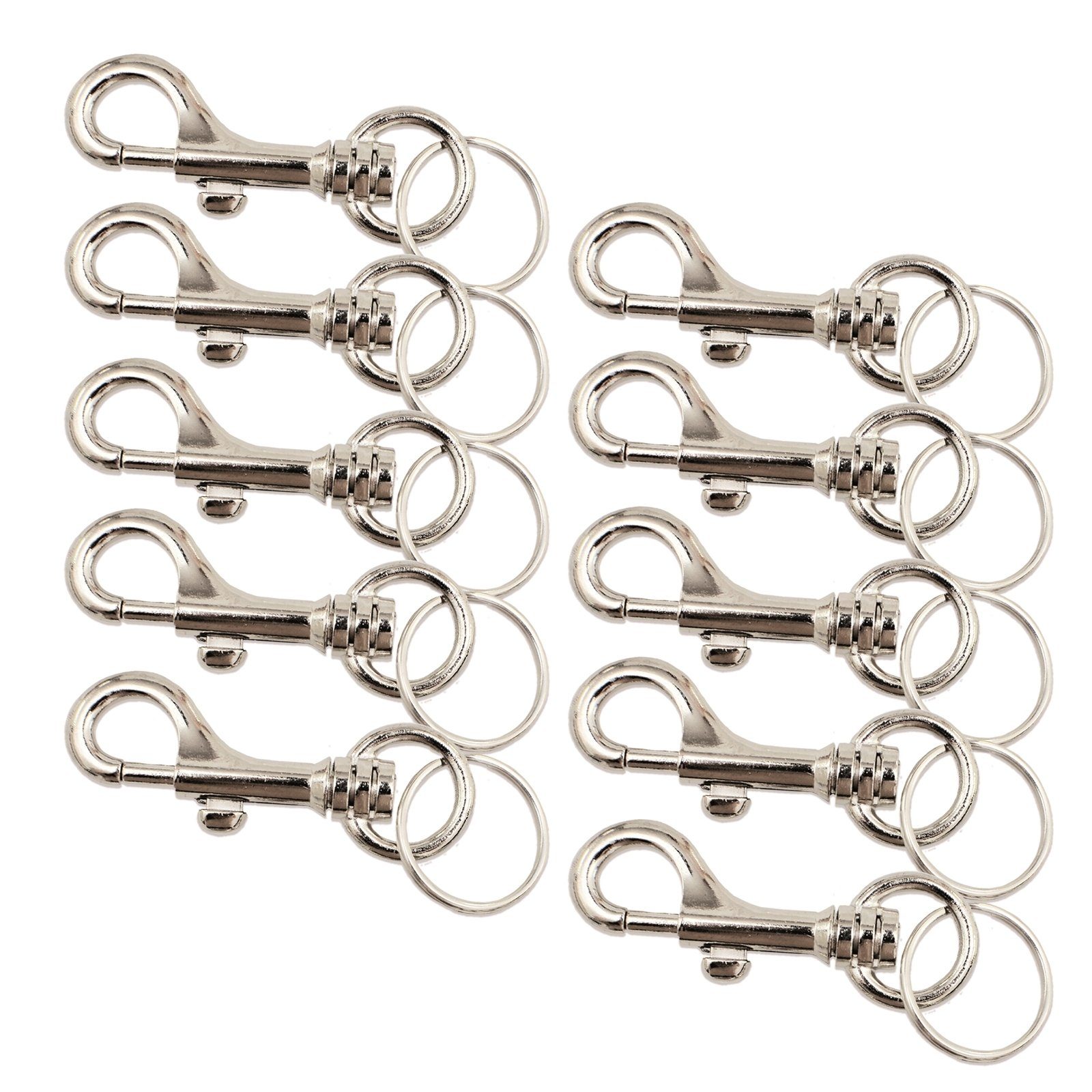 HTI-Living Schlüsselanhänger Karabinerhaken 10er Set (Set, günstig online kaufen