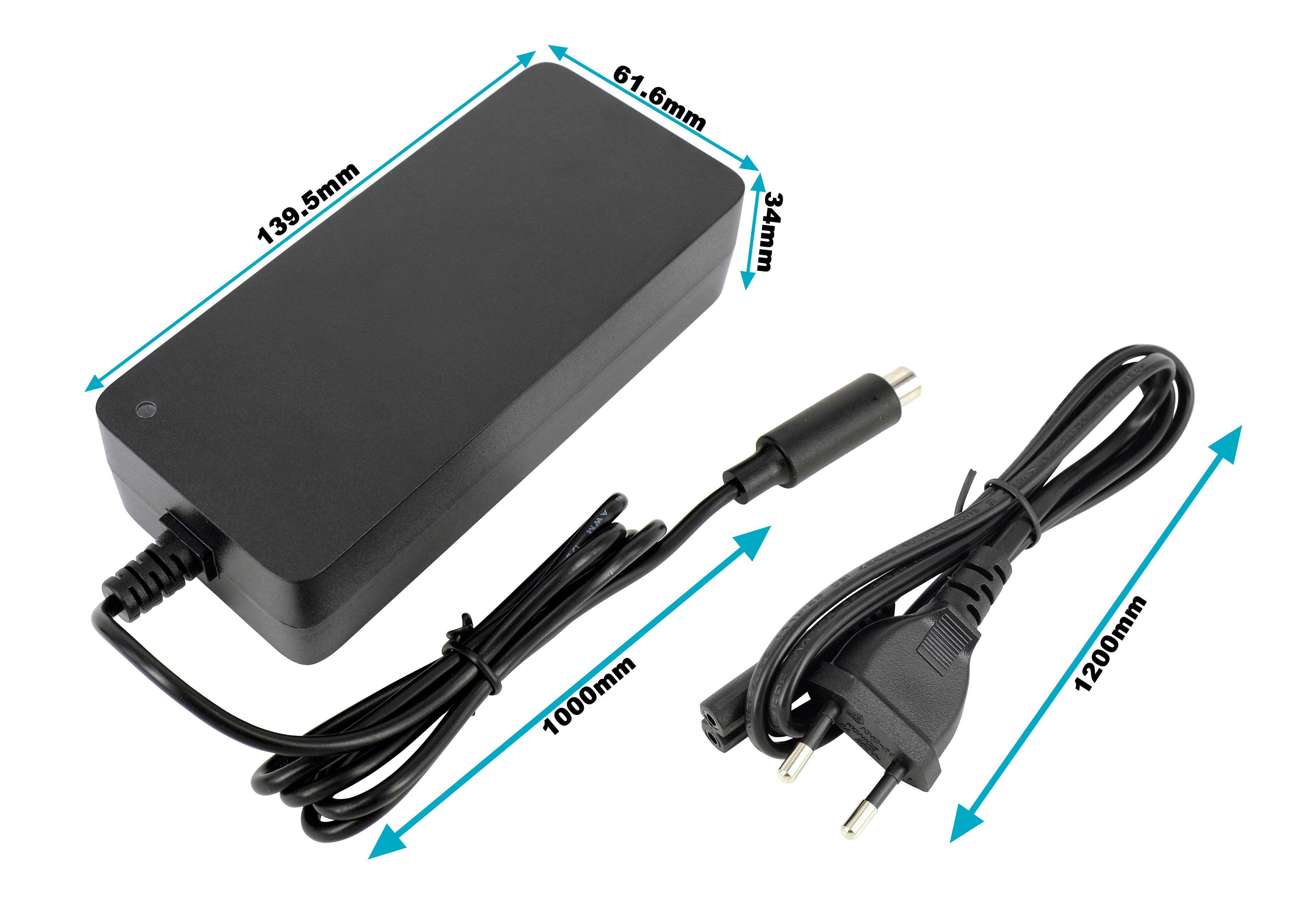 PowerSmart Xiaomi M365 Batterie-Ladegerät (42V 2A für 36V Scooter)