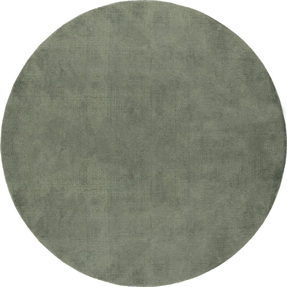 Teppich Loft 37, merinos, rund, Höhe: 19 mm, Kunstfellteppich besonders  weich und kuschelig, Fell Haptik