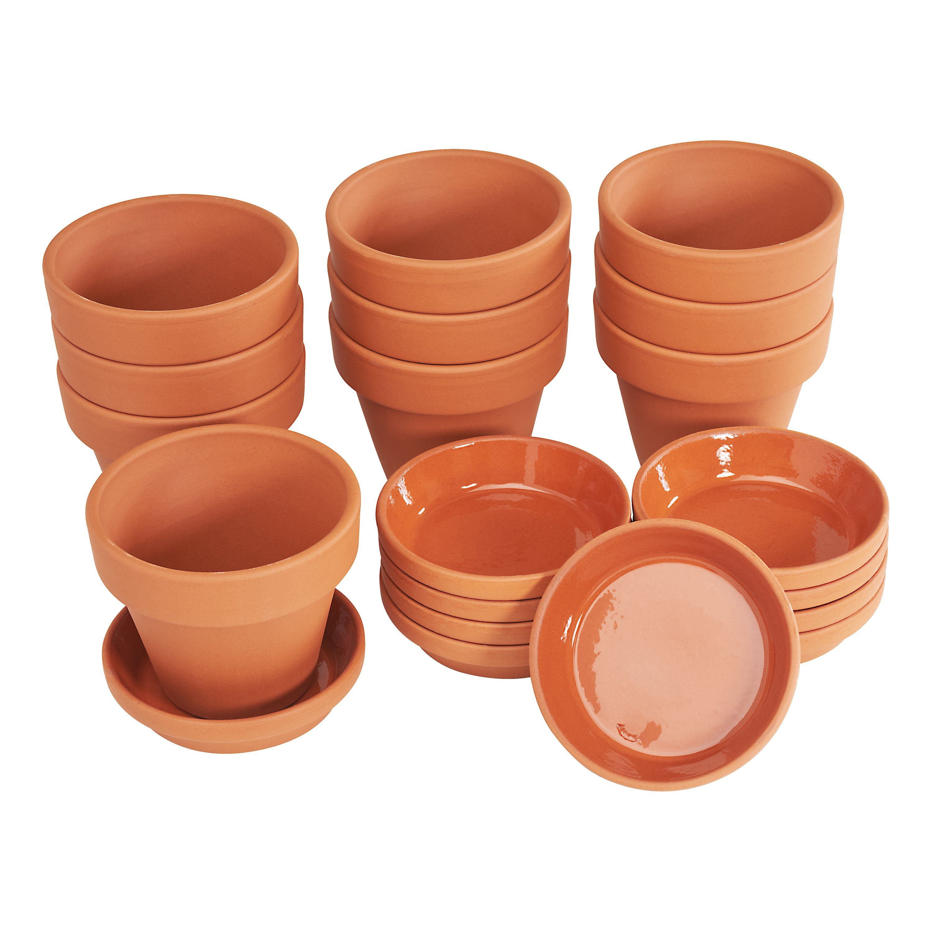 VBS Blumentopf Terrakottatopf mit Untersetzer (20 St), 10 Paar günstig online kaufen