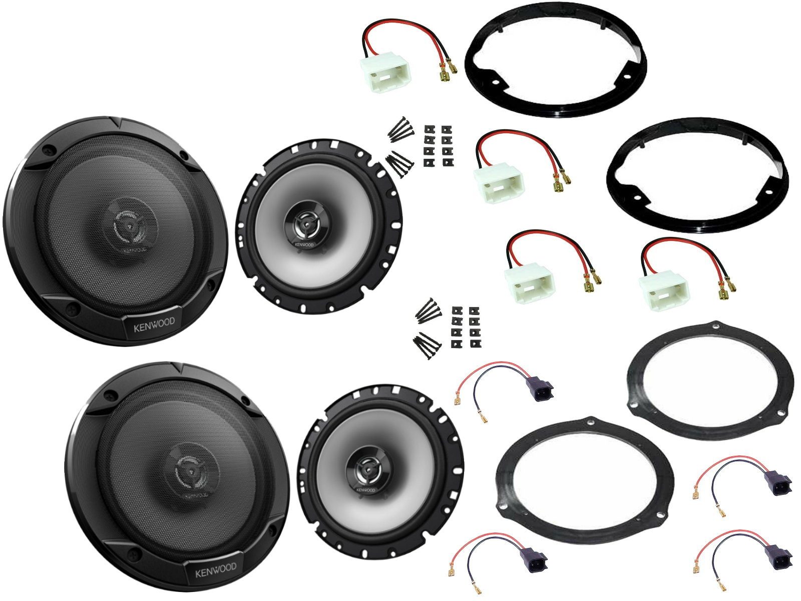 DSX Kenwood Lautsprecher für Ford Galaxy II WA6 Tür vorne hinten 600 W Auto-Lautsprecher (60 W)