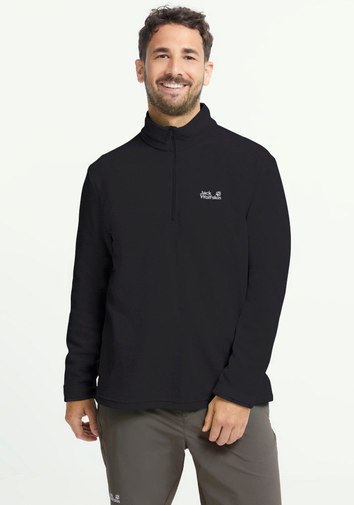Jack Wolfskin Fleecepullover TAUNUS 100 HZ M mit Reißverschluss, wasserabweisend, windabweisend, atmungsaktiv