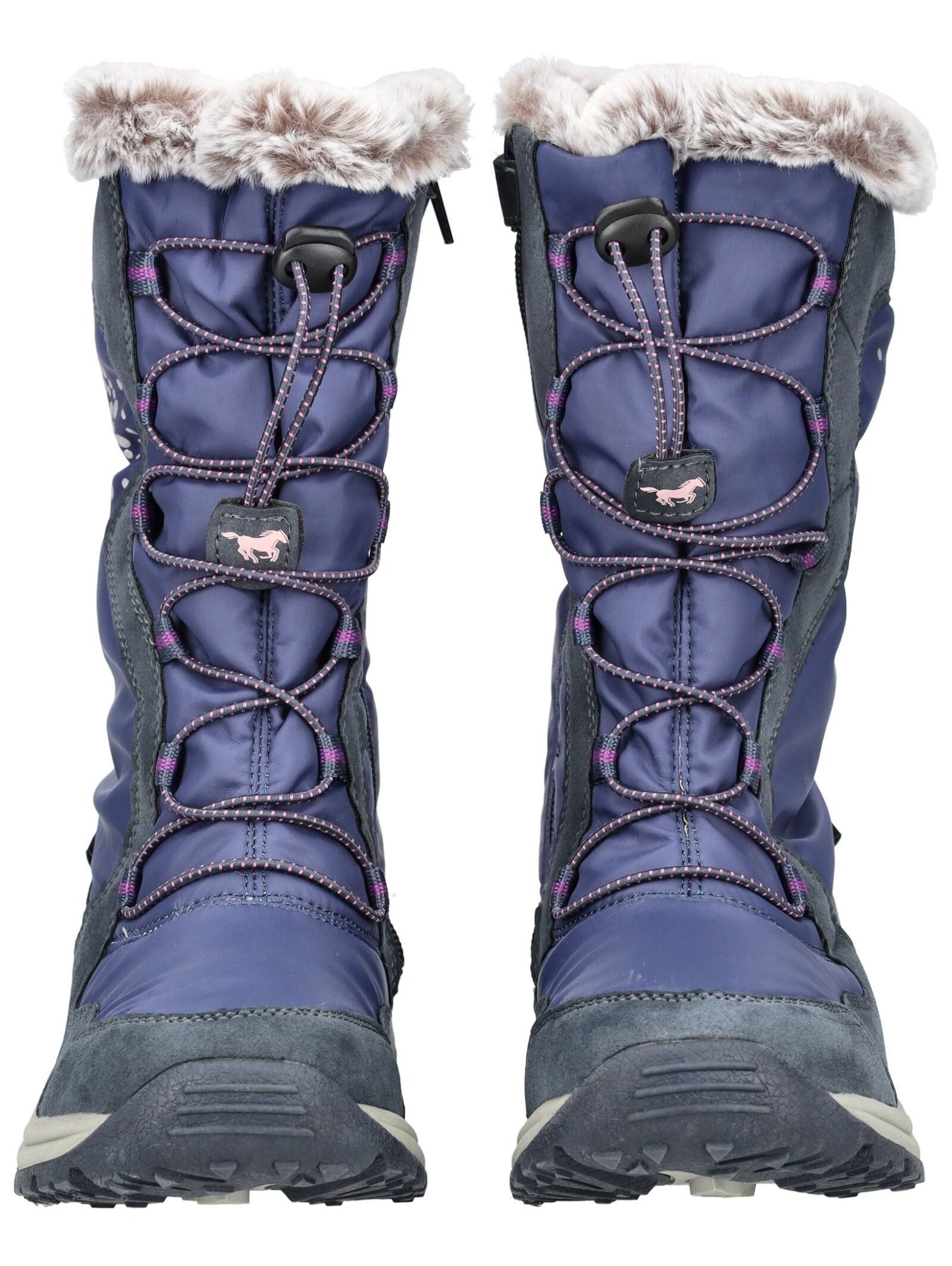MUSTANG Stiefel Lederimitat/Textil . Winterstiefel