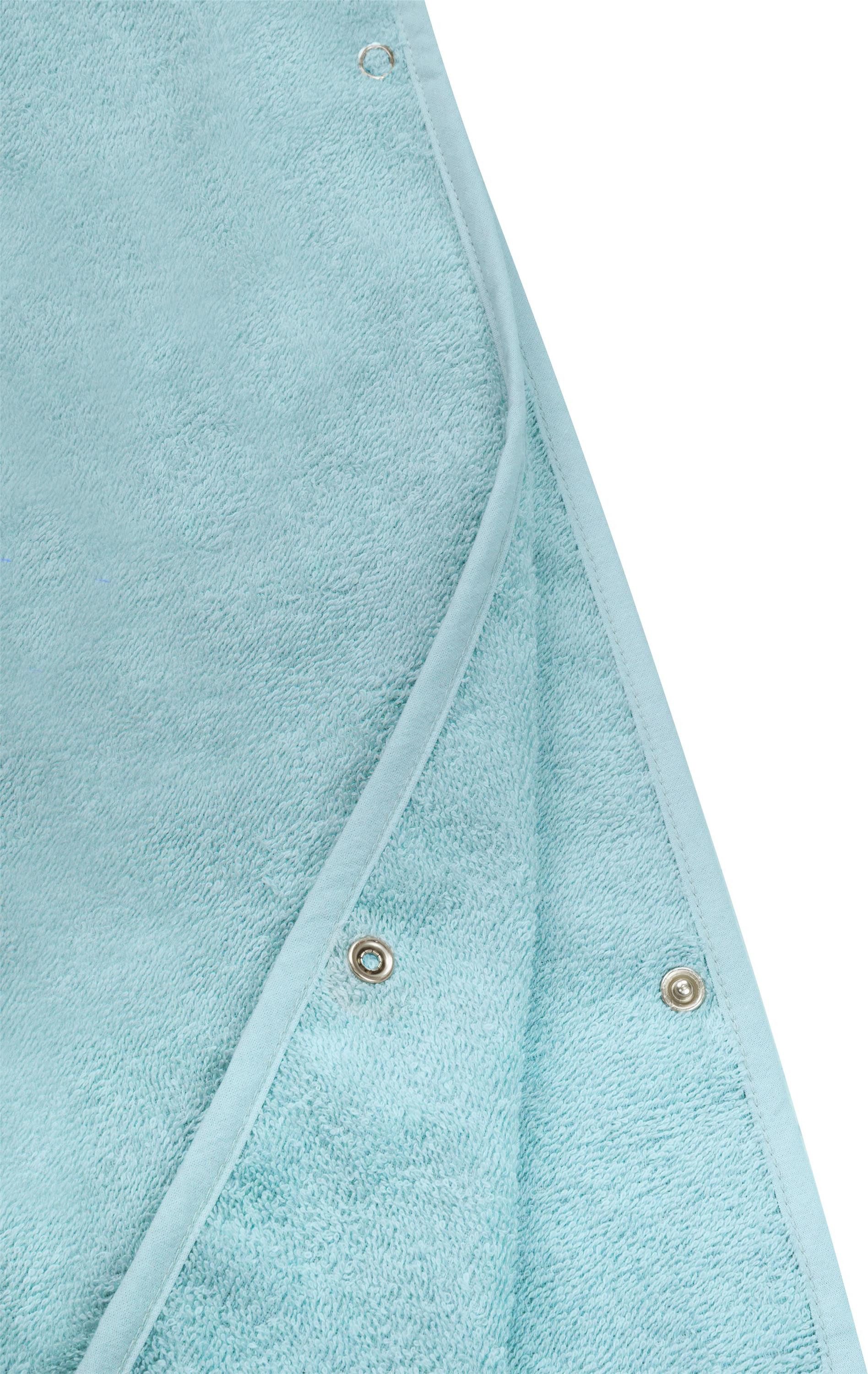 normani Badeponcho Badeponcho aus Bio-Baumwolle für Kinder, Bio-Baumwolle, Kapuze, Schlupf, Kinderbademantel mit Kapuze Strandponcho – Bild 5 von 5