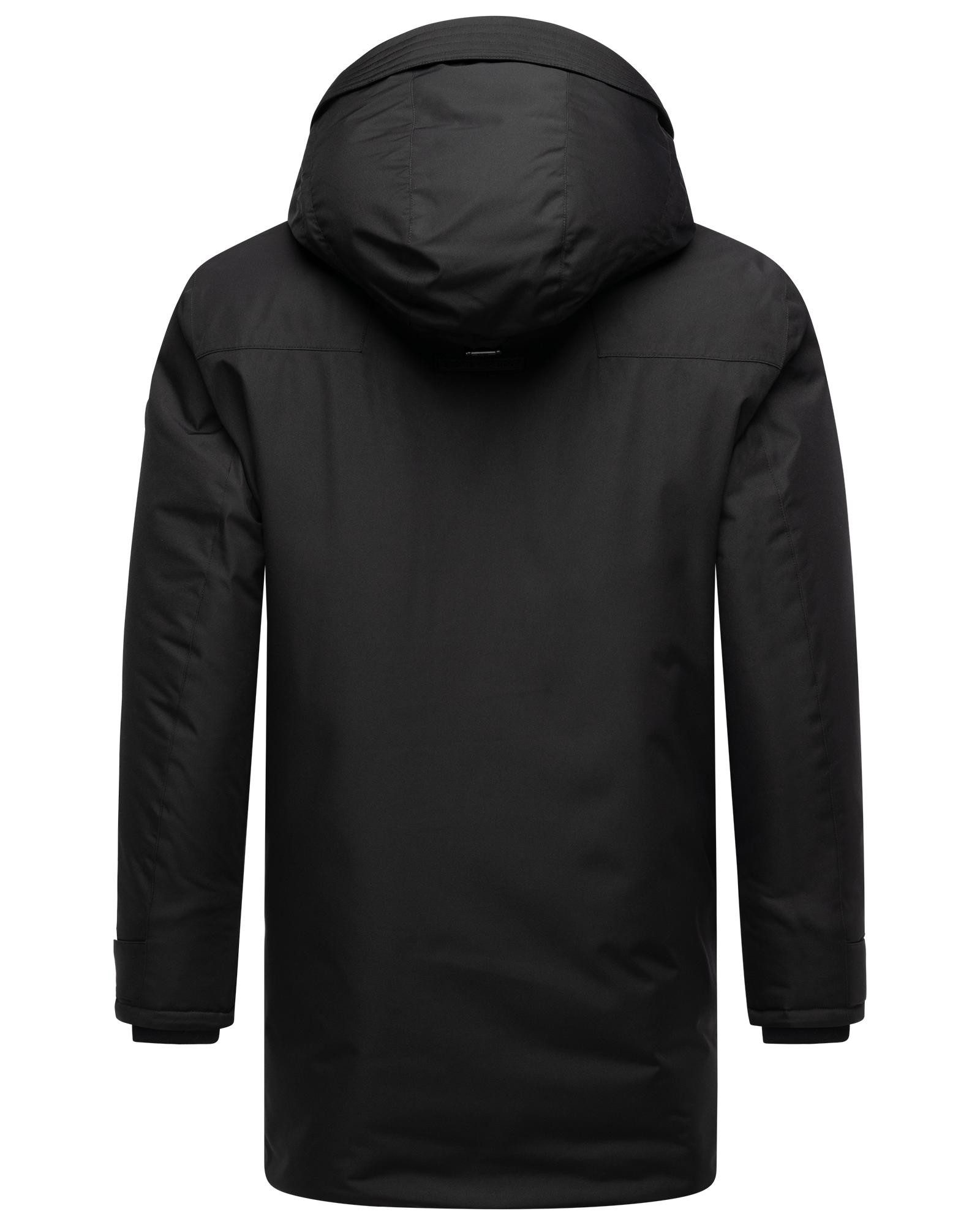 Stone Harbour Wintermantel Netaan XX Herren Kurzmantel mit kuscheliger Kapuze