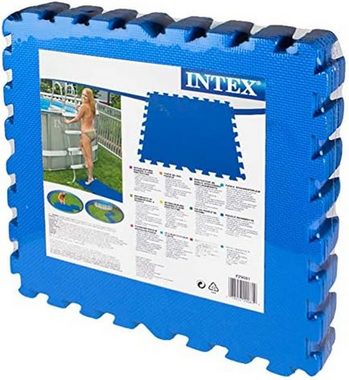 Intex Bodenschutzplatte Intex Interlocking Padded Floor Protector - 8 Stück, 50 x 50 x 1 cm