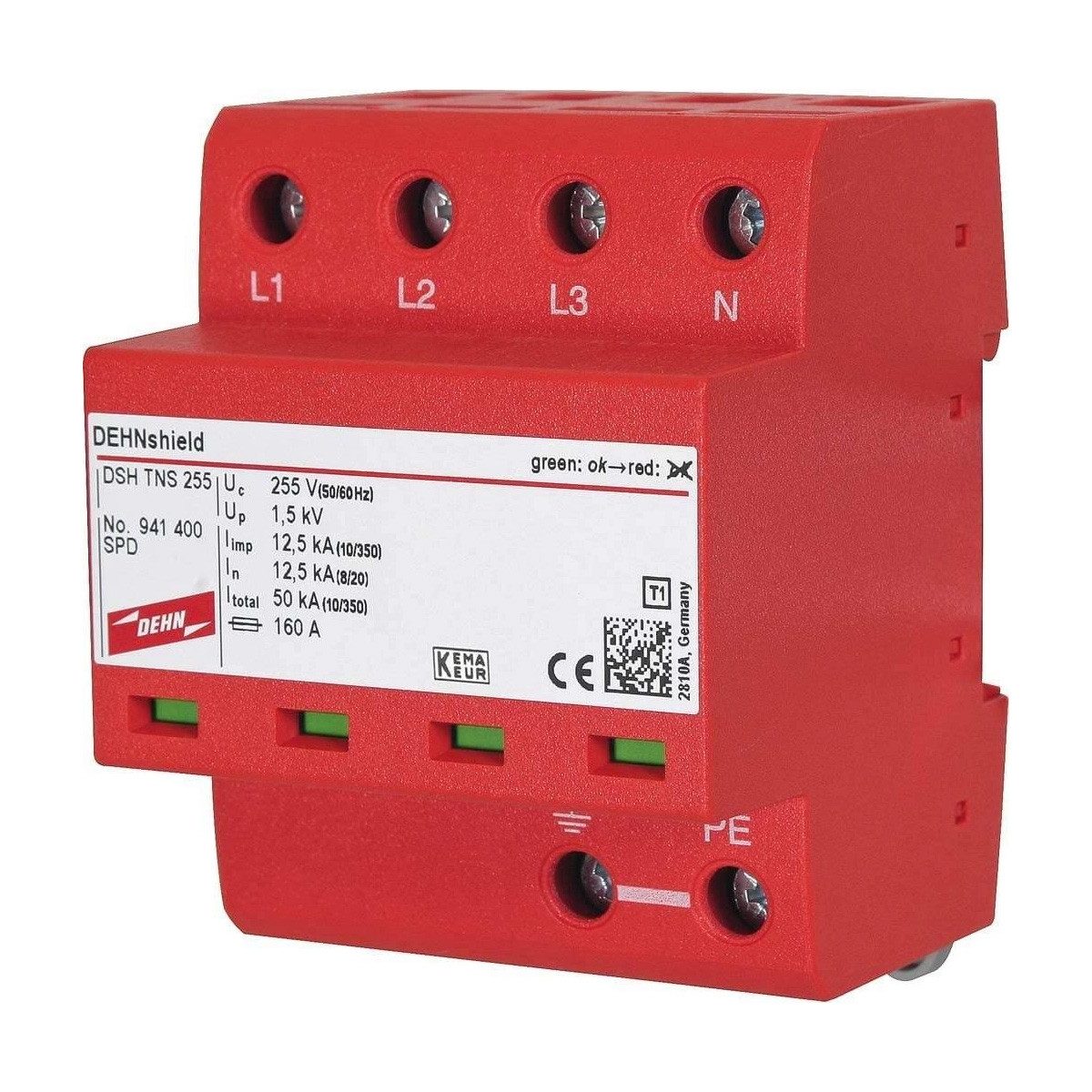 DEHN Schalter DEHNshield TNS DEHN Schutzlösungen Überspannungsbegrenzer