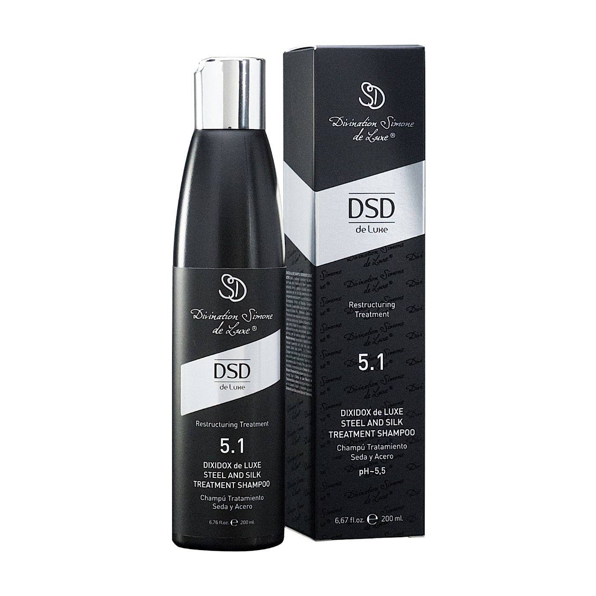 1-tlg. Steel de & Shampoo, 5.1 Luxe DSD Kopfhaut-Pflegeshampoo Silk