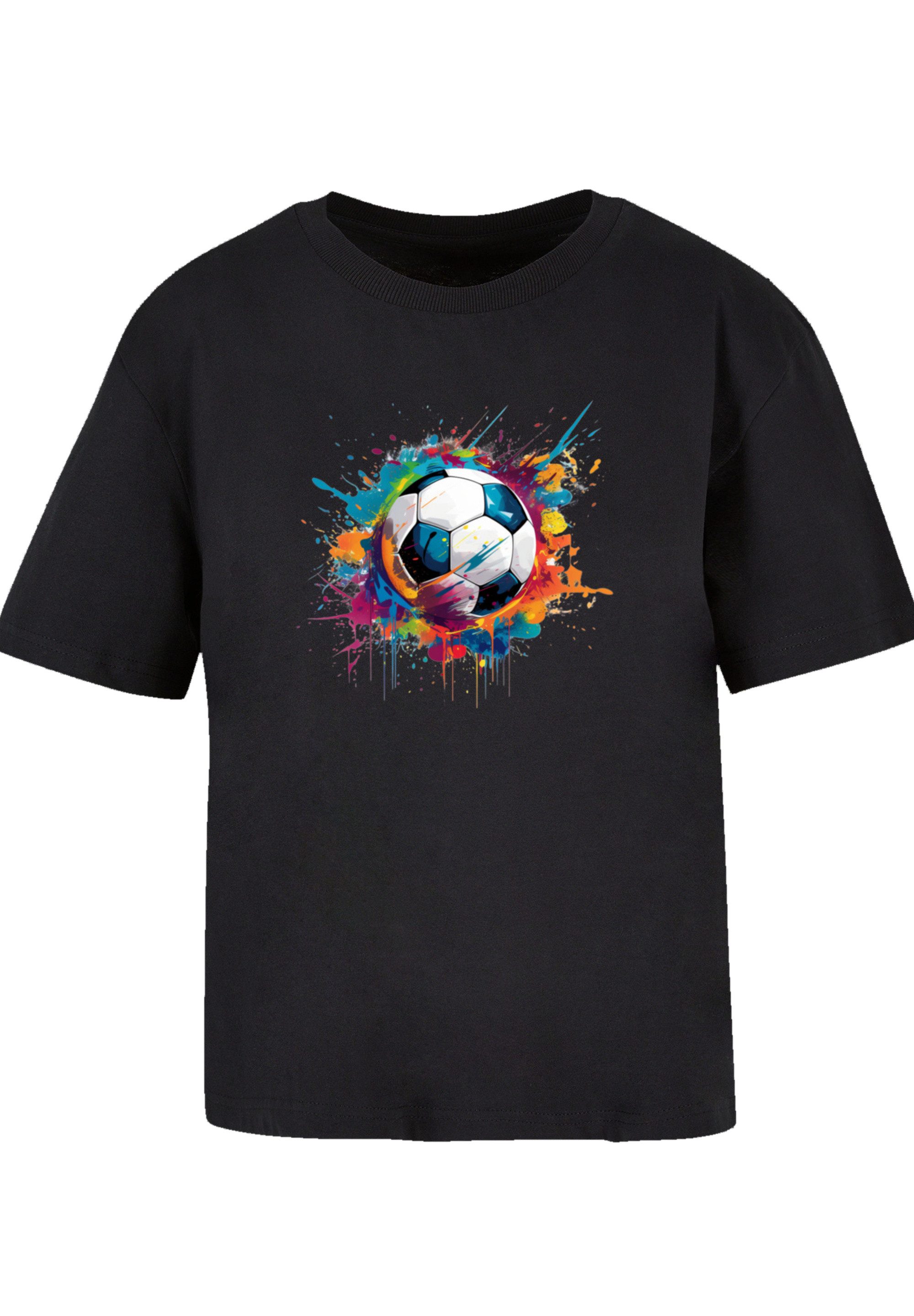 F4NT4STIC T-Shirt Bunte Fußball Grafik Premium günstig online kaufen