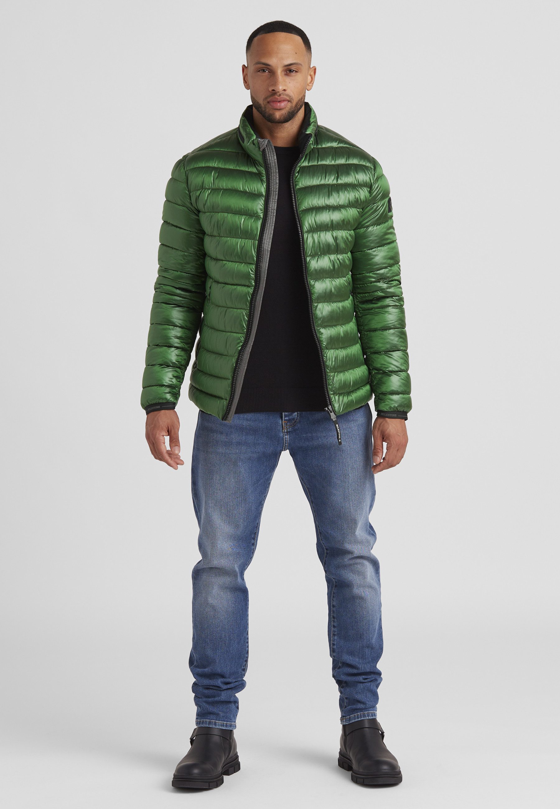 Milestone Steppjacke MSCartagena mit Logo Badge günstig online kaufen