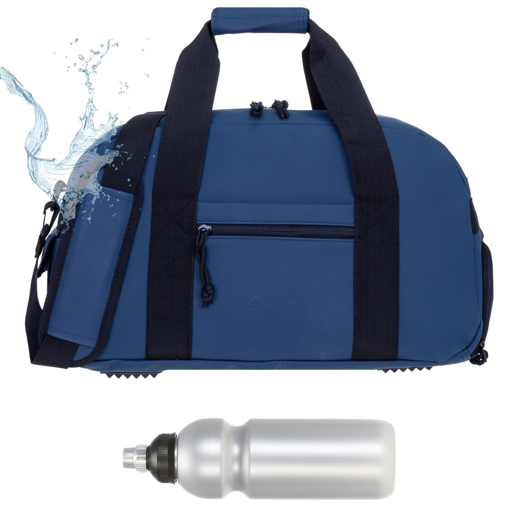 ELEPHANT Sporttasche Hydro Gym Sport Tasche Herren Damen wasserabweisend aus Plane, Reisetasche Schuhfach Handgepäck Weekender 46 cm