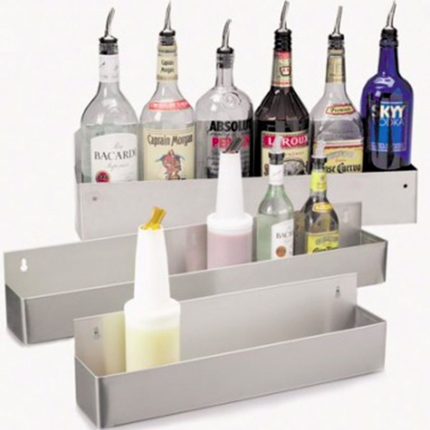 FUCHS Weinregal Speed Rack für 10 Flaschen Profi-Flaschenhalter
