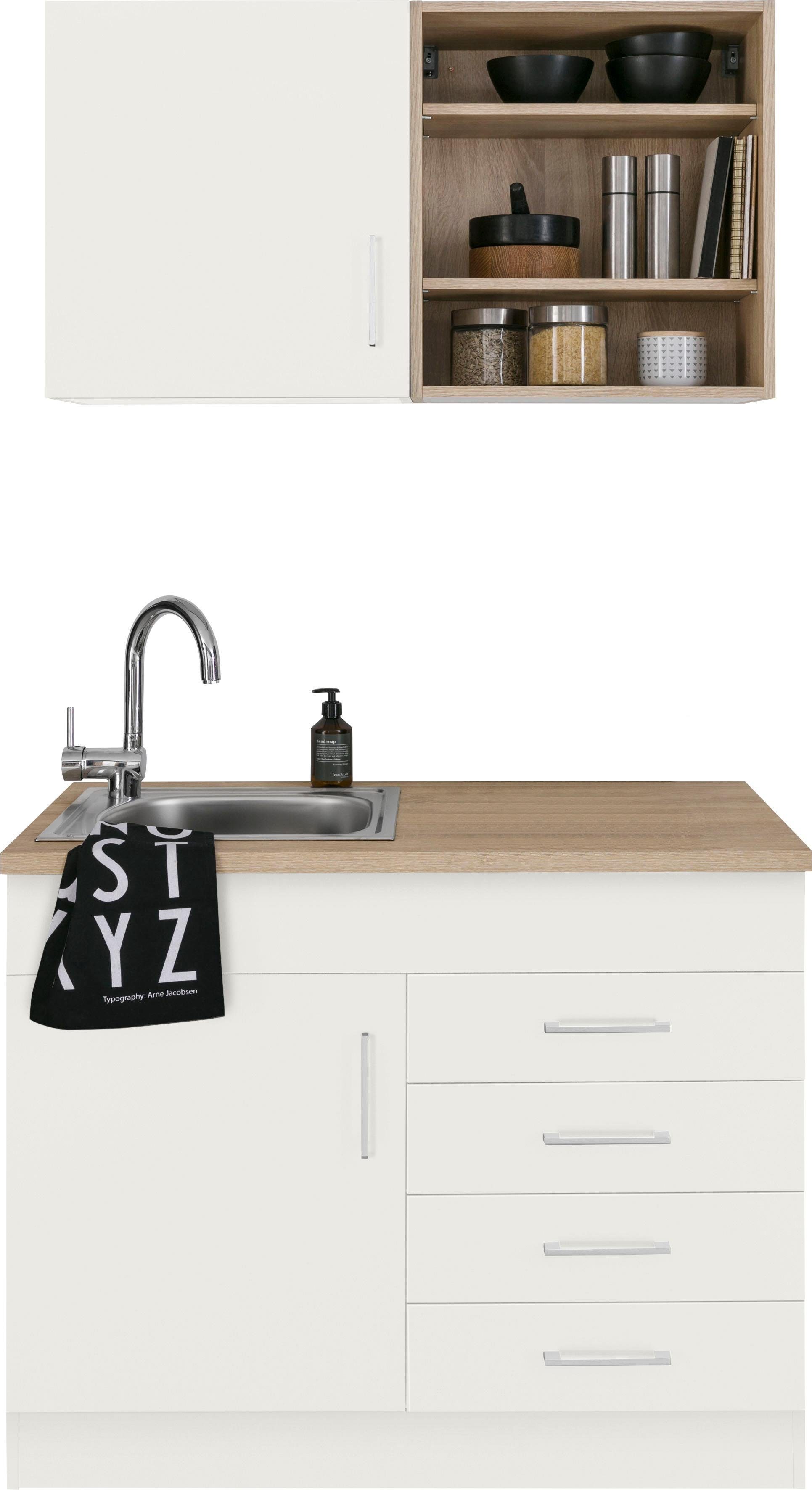 KOCHSTATION Pantryküche KS-Mali, Breite 100 cm, wahlweise mit E-Geräten günstig online kaufen