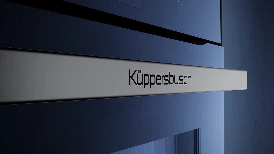 Küppersbusch Dampfbackofen Compact BD6340.0S DK3, Elektronik-Uhr, Schnellaufheizung, Aluminium-Drehknebel
