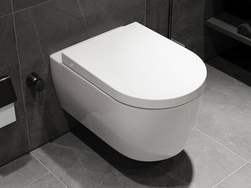 SSWW Tiefspül-WC »Design Keramik Hänge-WC Wand WC Spülrandlos Tahara«