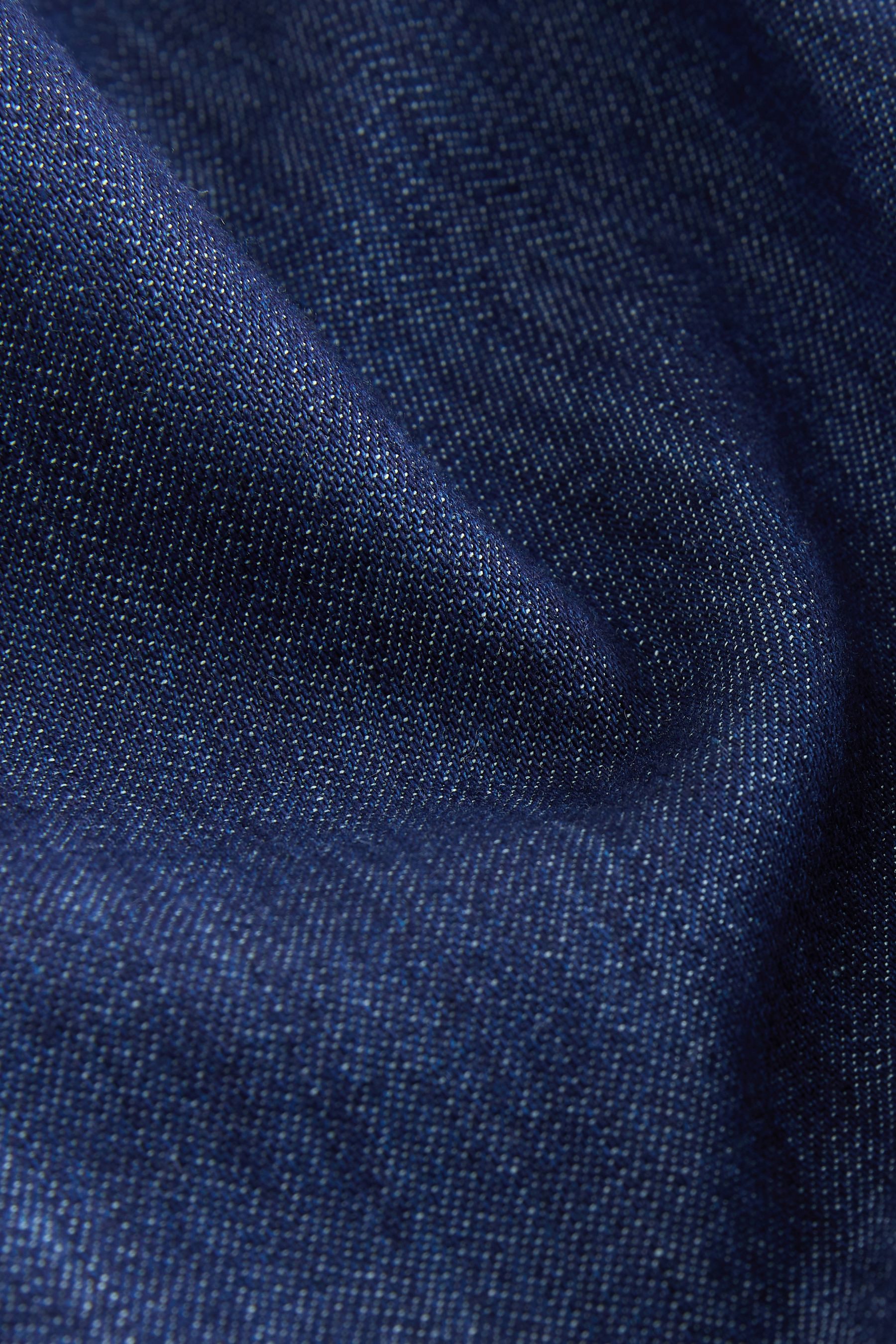 Next Midikleid Kaftan-Midikleid aus Denim (1-tlg) – Bild 2 von 3