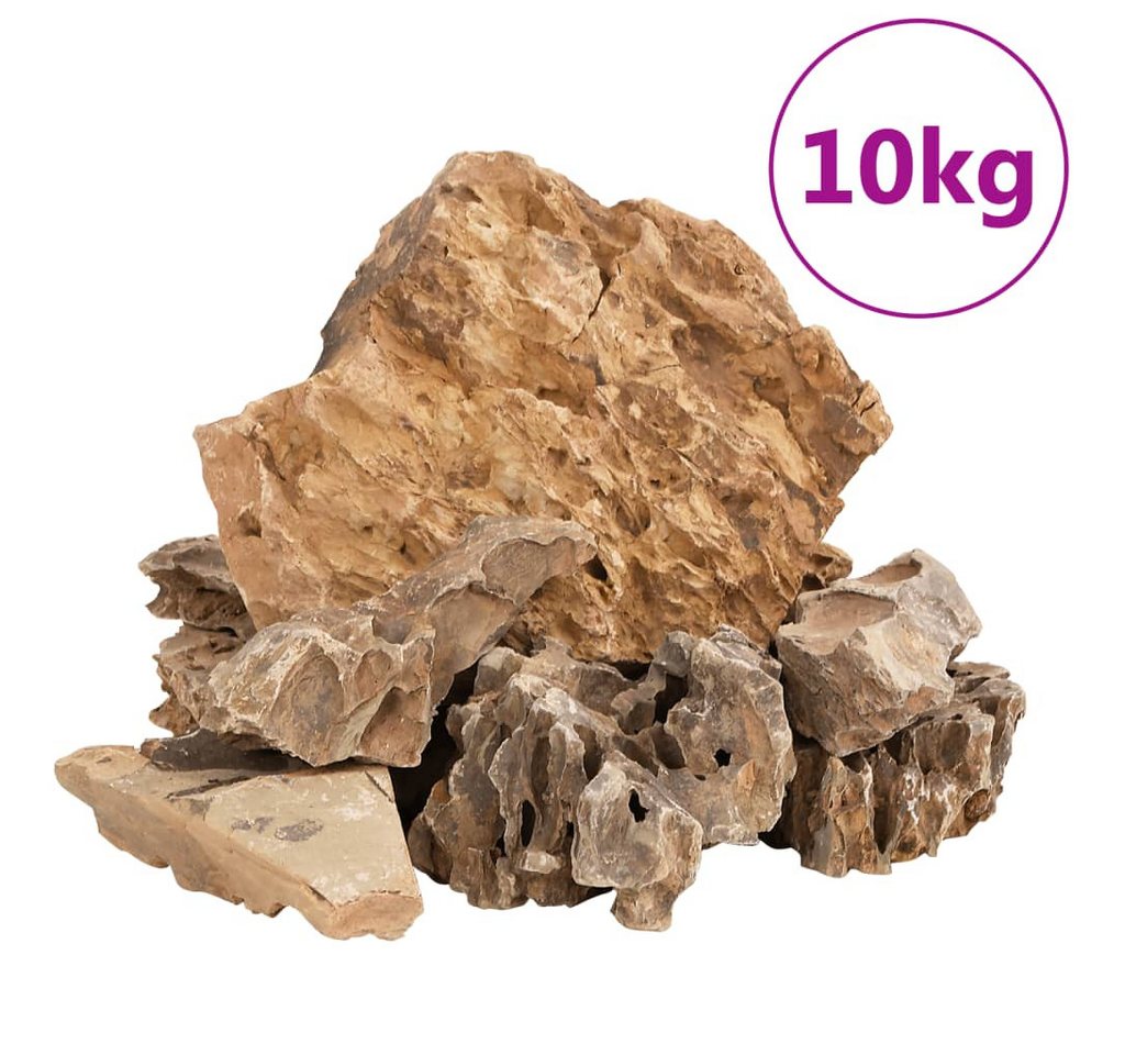 Thumbnail - vidaXL Aquariendeko Drachensteine 10 kg Braun 5-30 cm