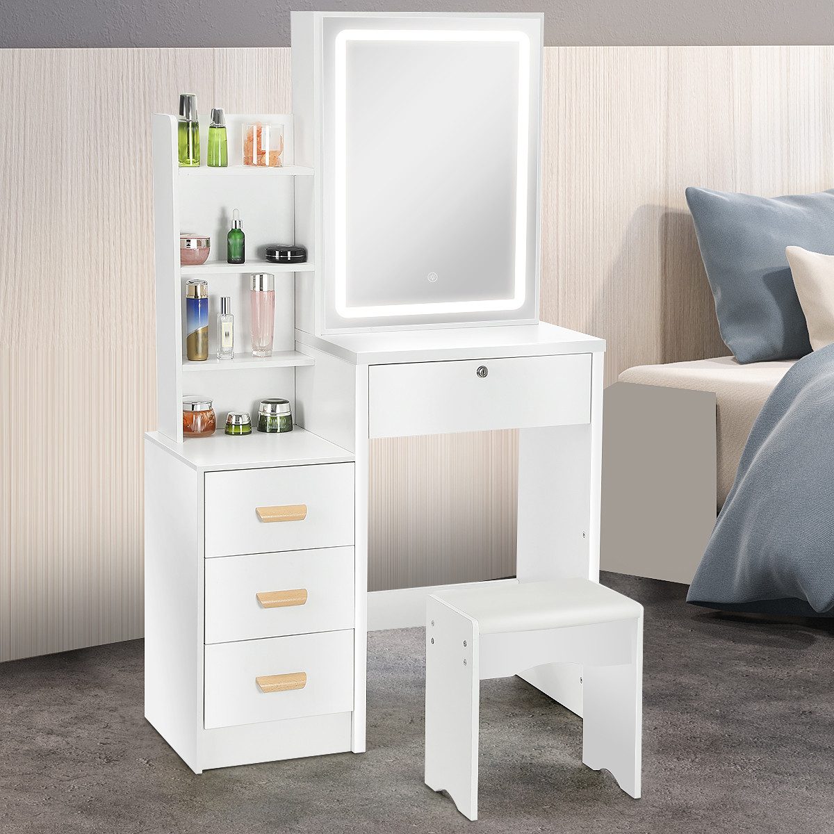 OULENBIYAR Schminktisch Schminktisch Schlafzimmer, Frisierkommode mit günstig online kaufen