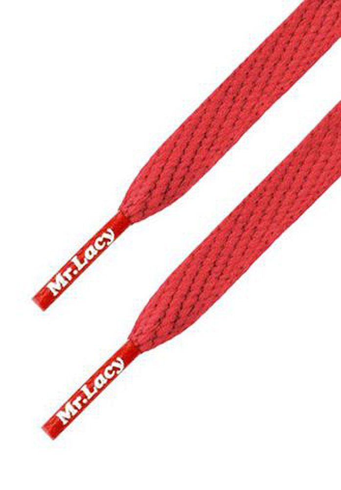 Mr. Lacy Schnürsenkel Sneaker Laces Smallies - Flach - 90 cm Red