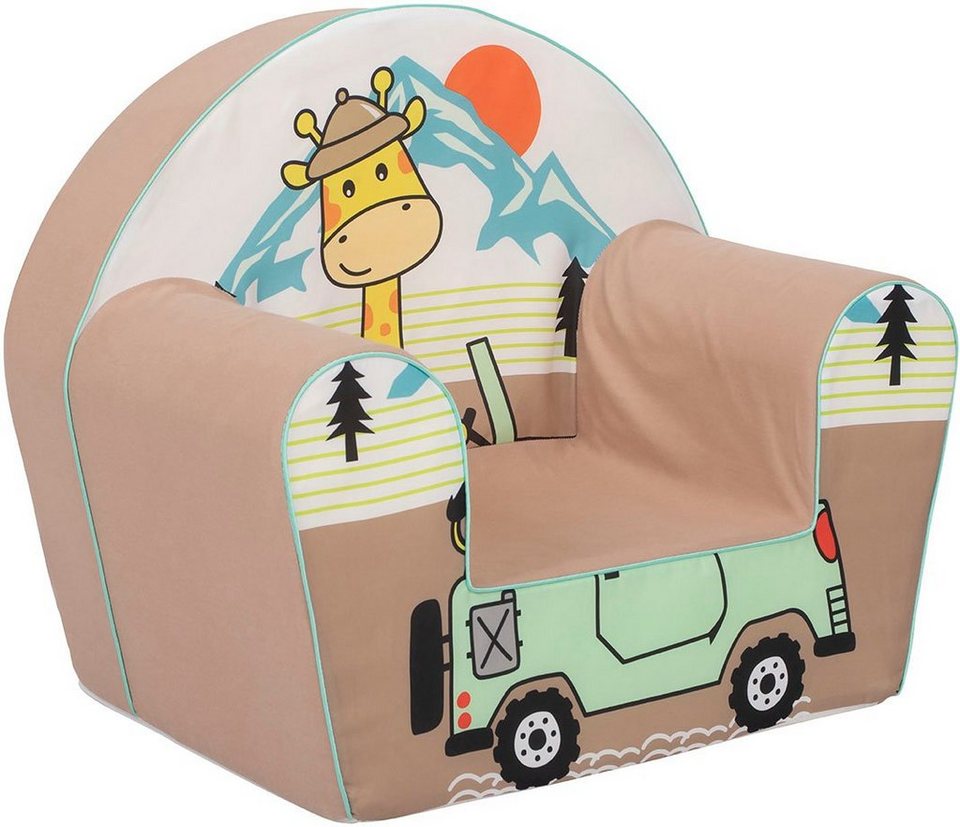 Knorrtoys® Sessel Giraffe on Tour, für Kinder; Made in Europe
