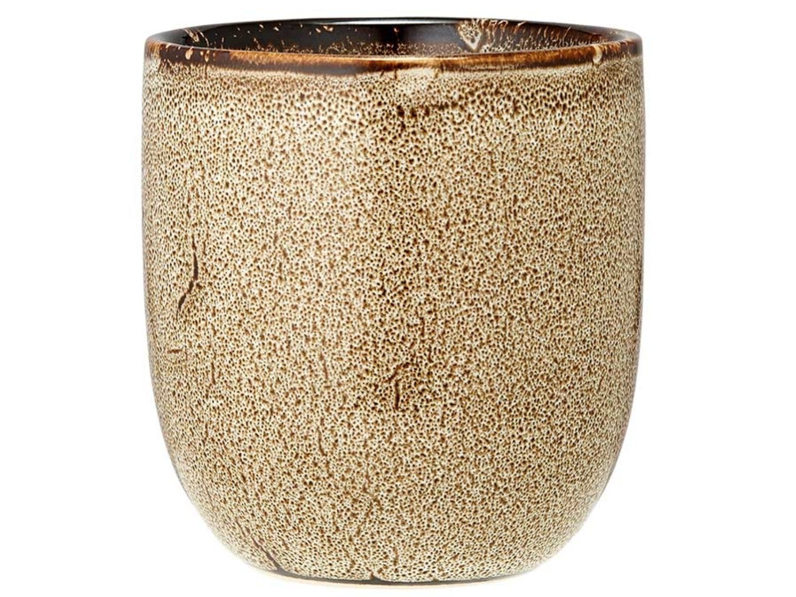 Ladelle Кружки CAFE Кружки ohne Henkel wüstensand 0,3 l, Steinzeug, Cafe Desert Sand Tumbler 8.5x8.5x9cm