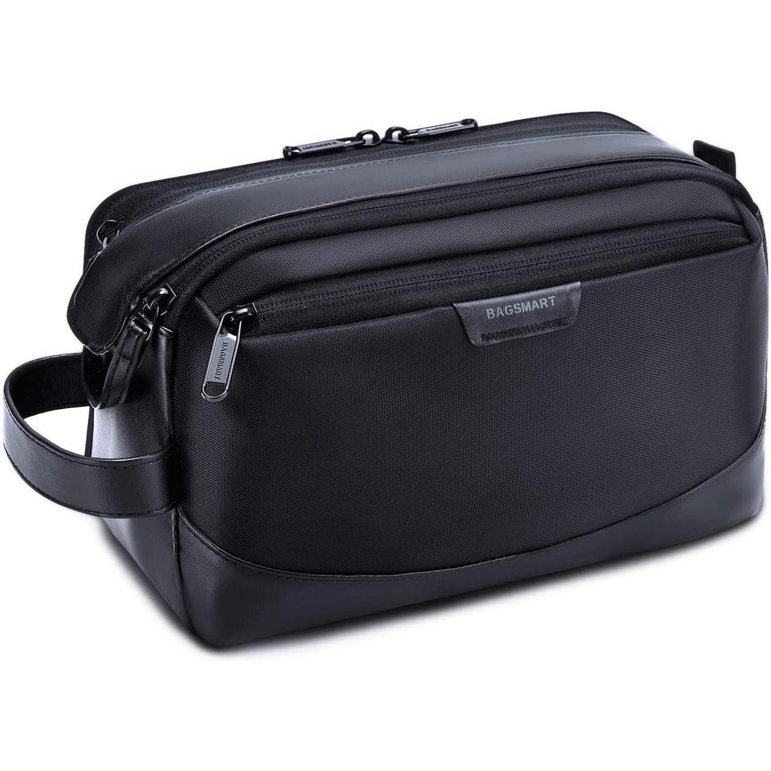 Kulturbeutel Kulturbeutel Herren Reise Kulturtasche Organizer Leder Dopp Kit
