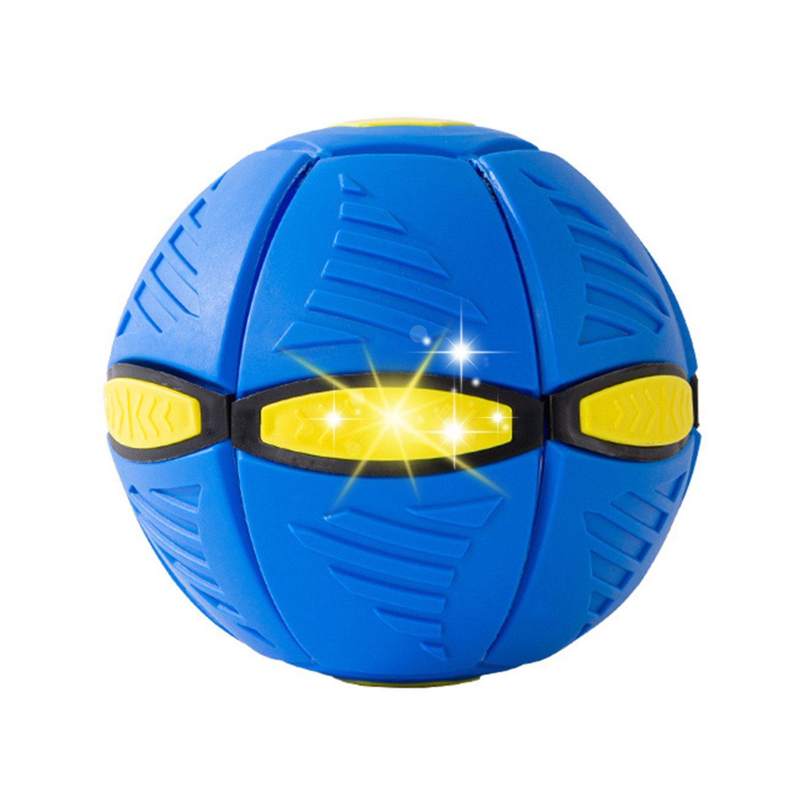 Blusmart Tierball Hüpfendes Ballspielzeug Für Hunde, Stomp Pet, Interaktives, Tierball Spiralball blue 3 Lichter