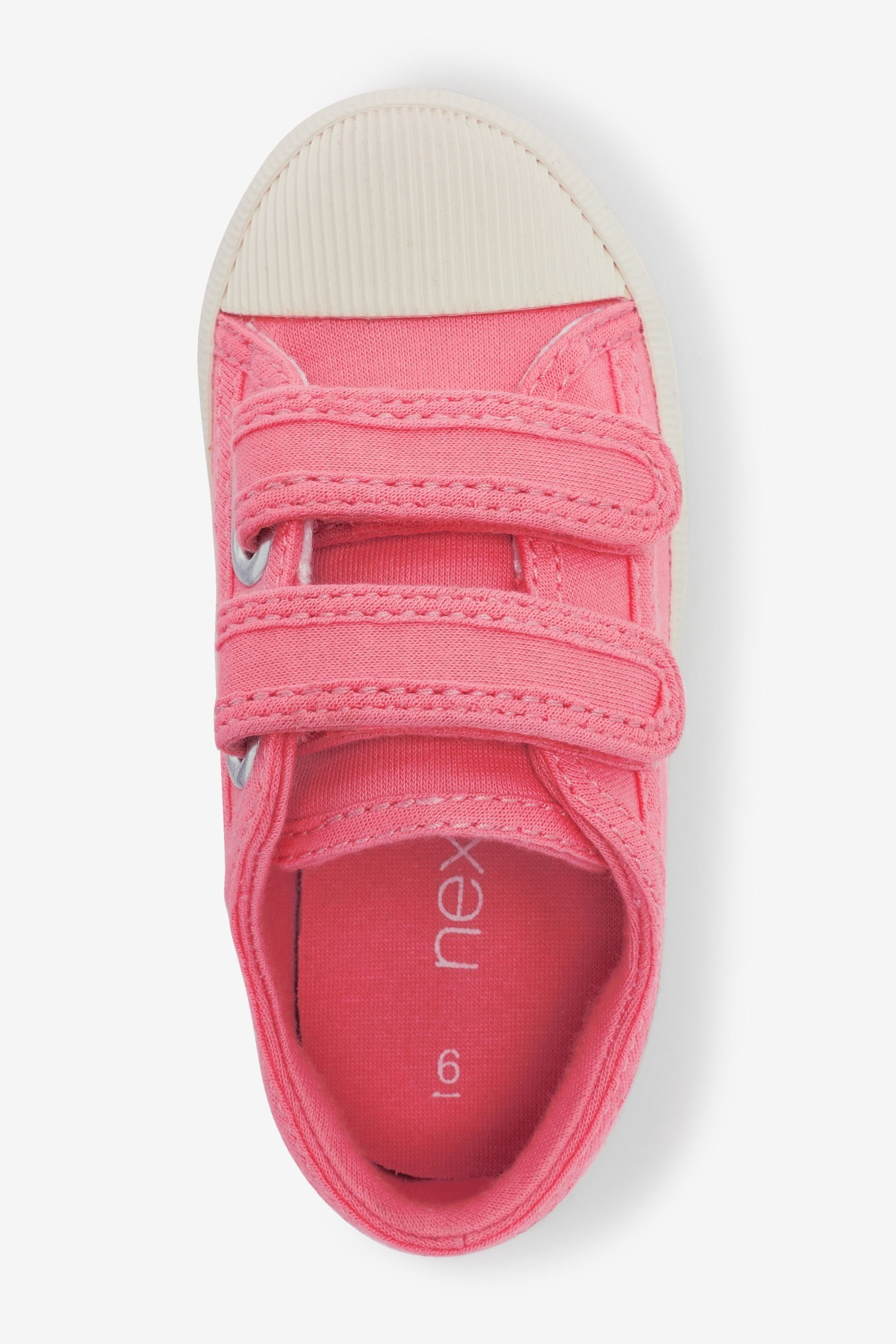 Zehenschutz Next Sneaker Leinwandturnschuhe Bright Pink (1-tlg) mit